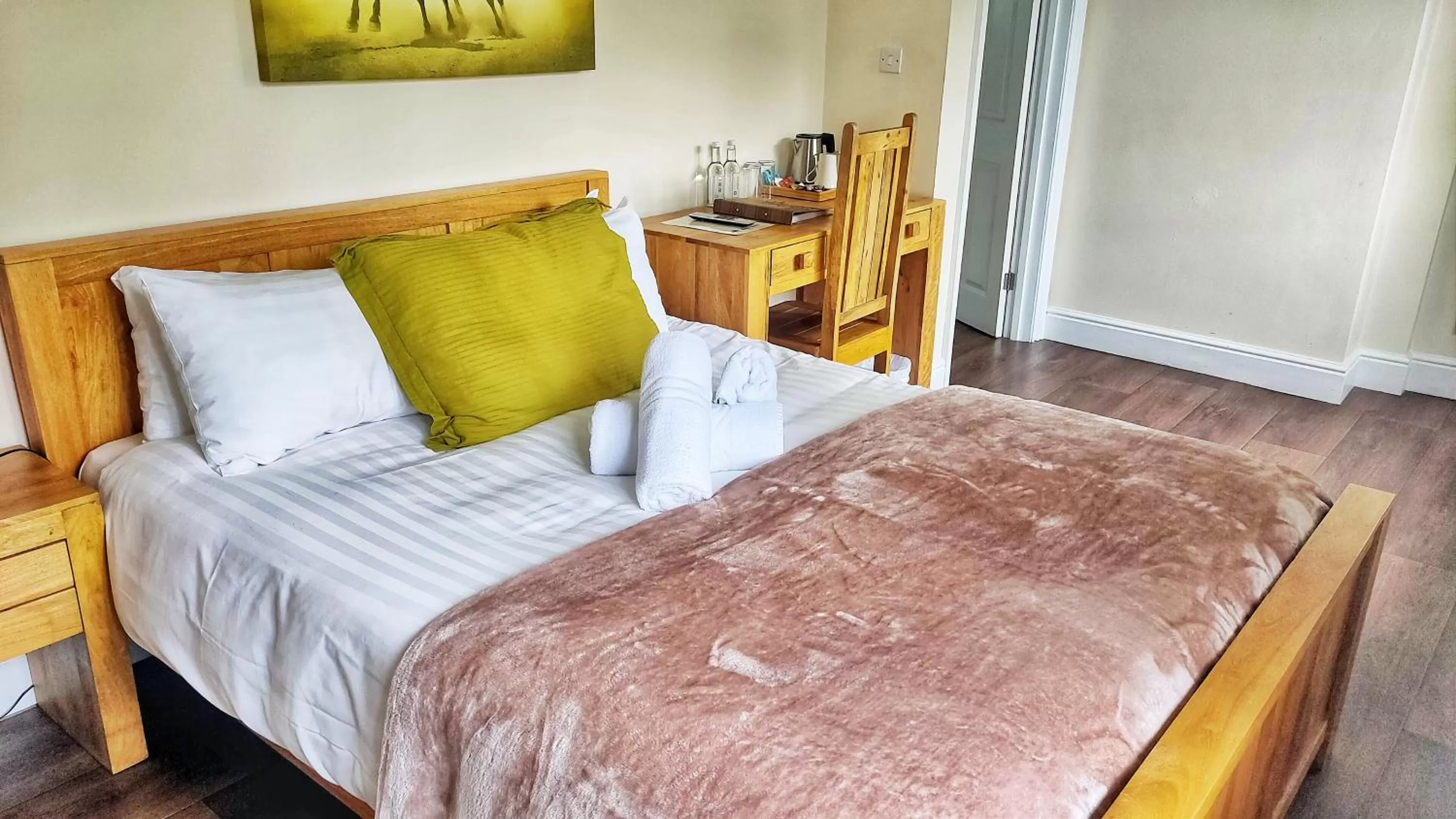 Bed in The Trusty Servant Inn