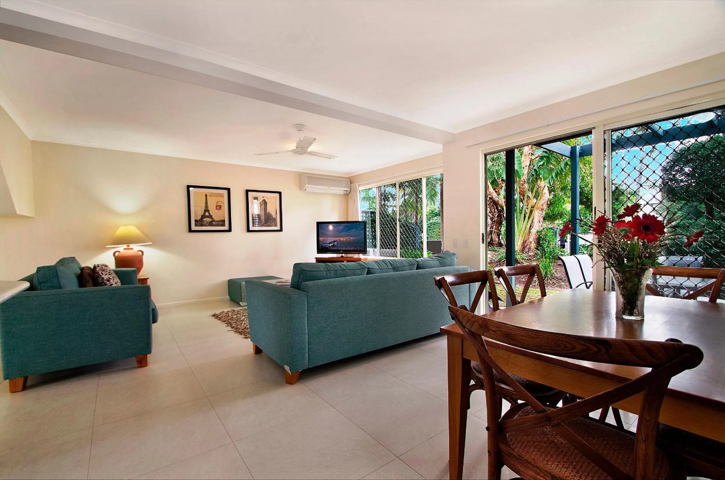 Living room in Ivory Palms Resort Noosa