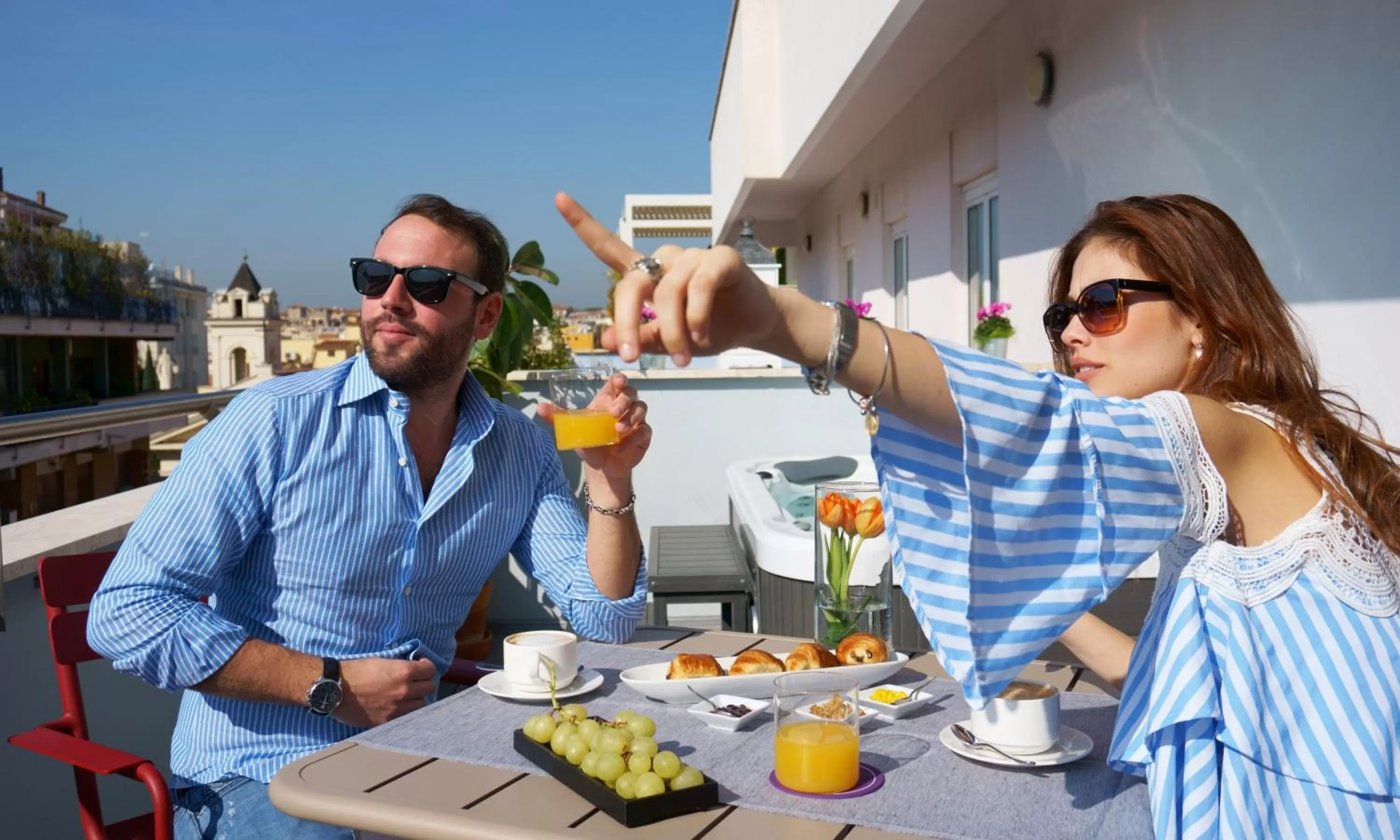 Balcony/Terrace in Hotel Mercure Roma Corso Trieste