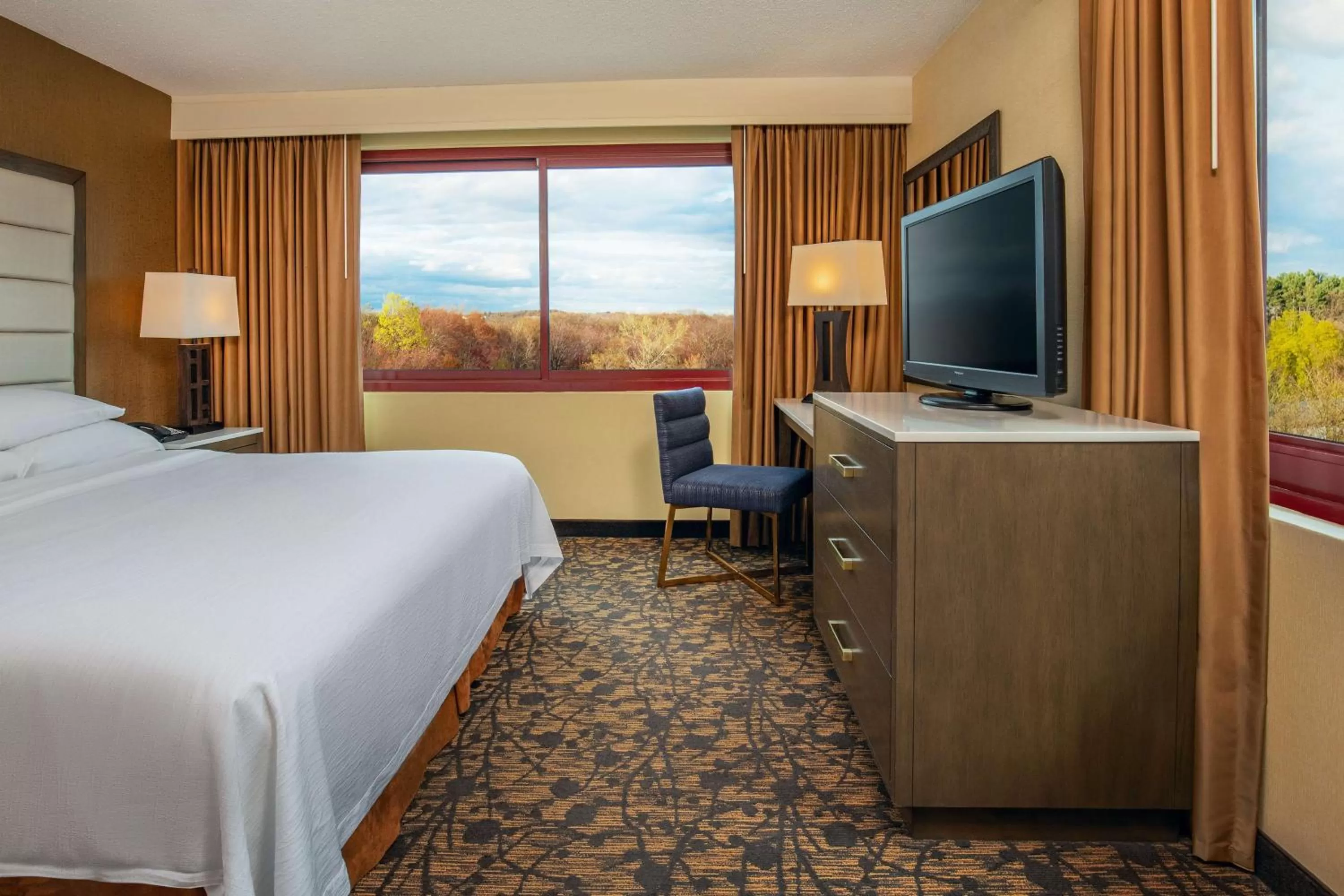 Bedroom, Bed in Embassy Suites by Hilton Boston Waltham