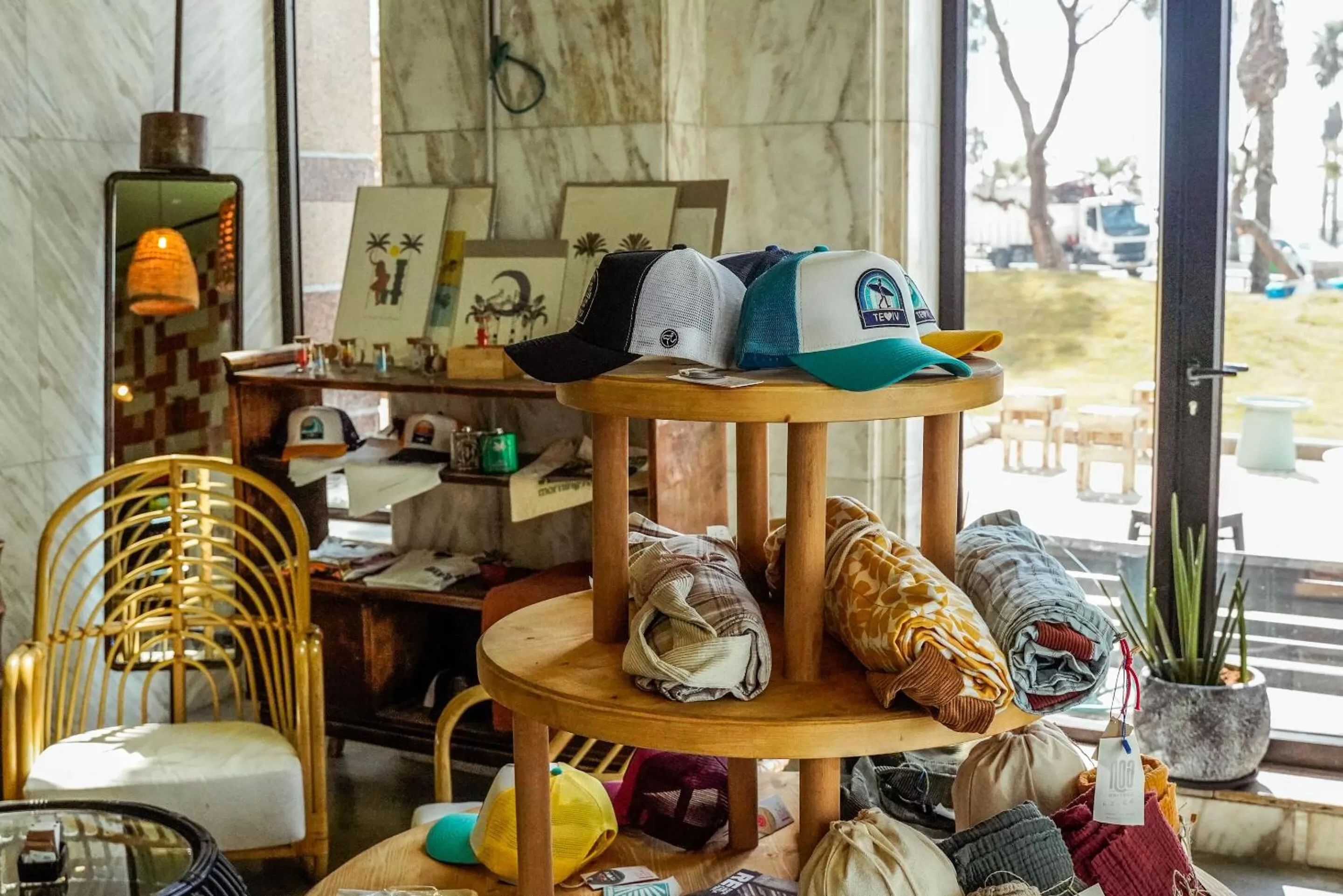 On-site shops in Selina Tel Aviv Beach