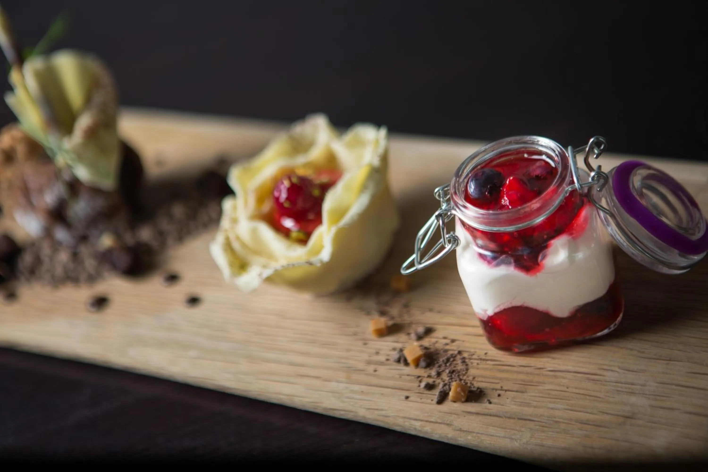 Food close-up in Sherbrooke Castle Hotel