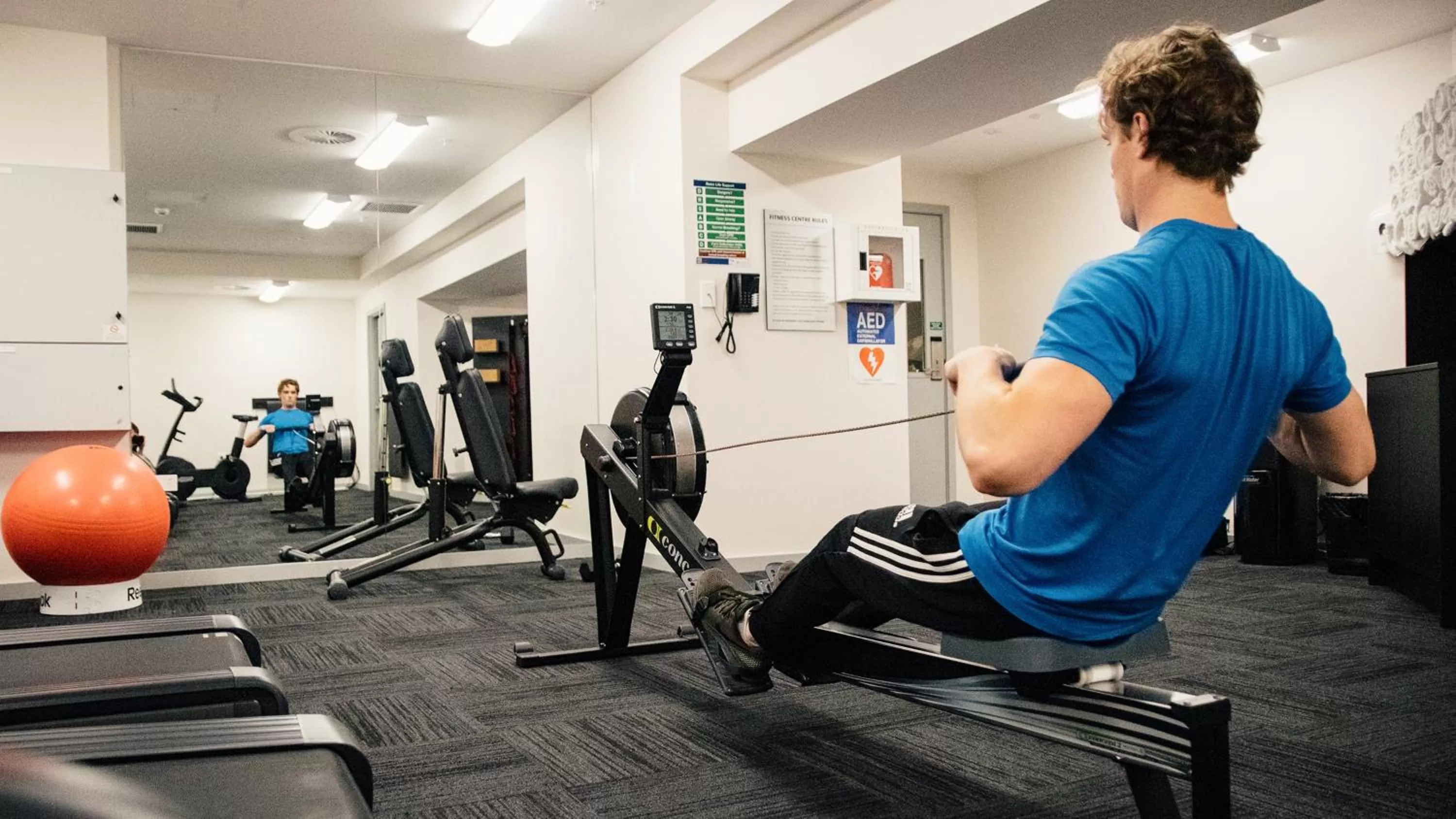 Fitness centre/facilities in Crowne Plaza Christchurch by IHG