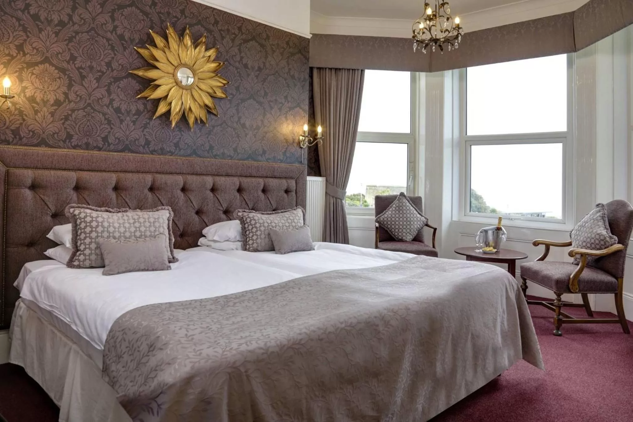 Seating area, Bed in The Lansdowne, Eastbourne