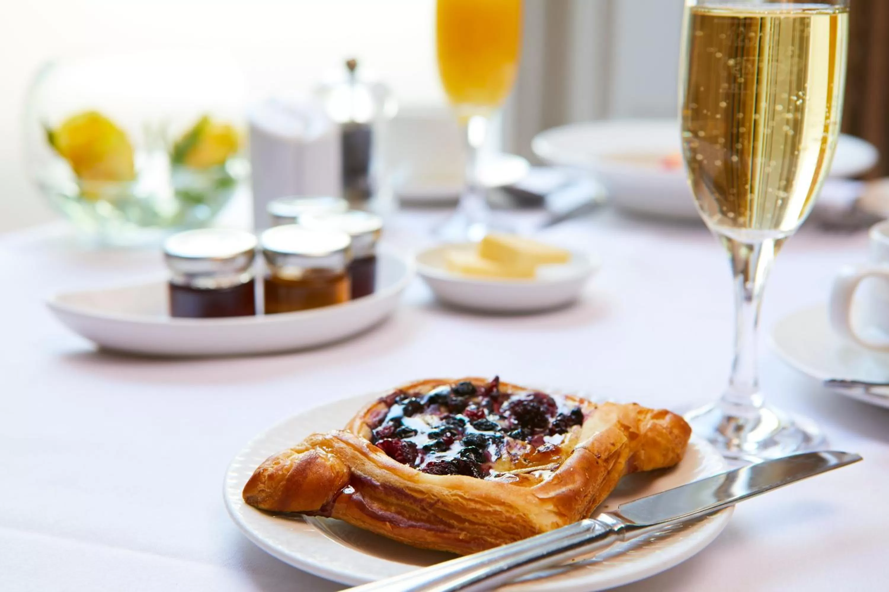 Food close-up in Palm Court Hotel