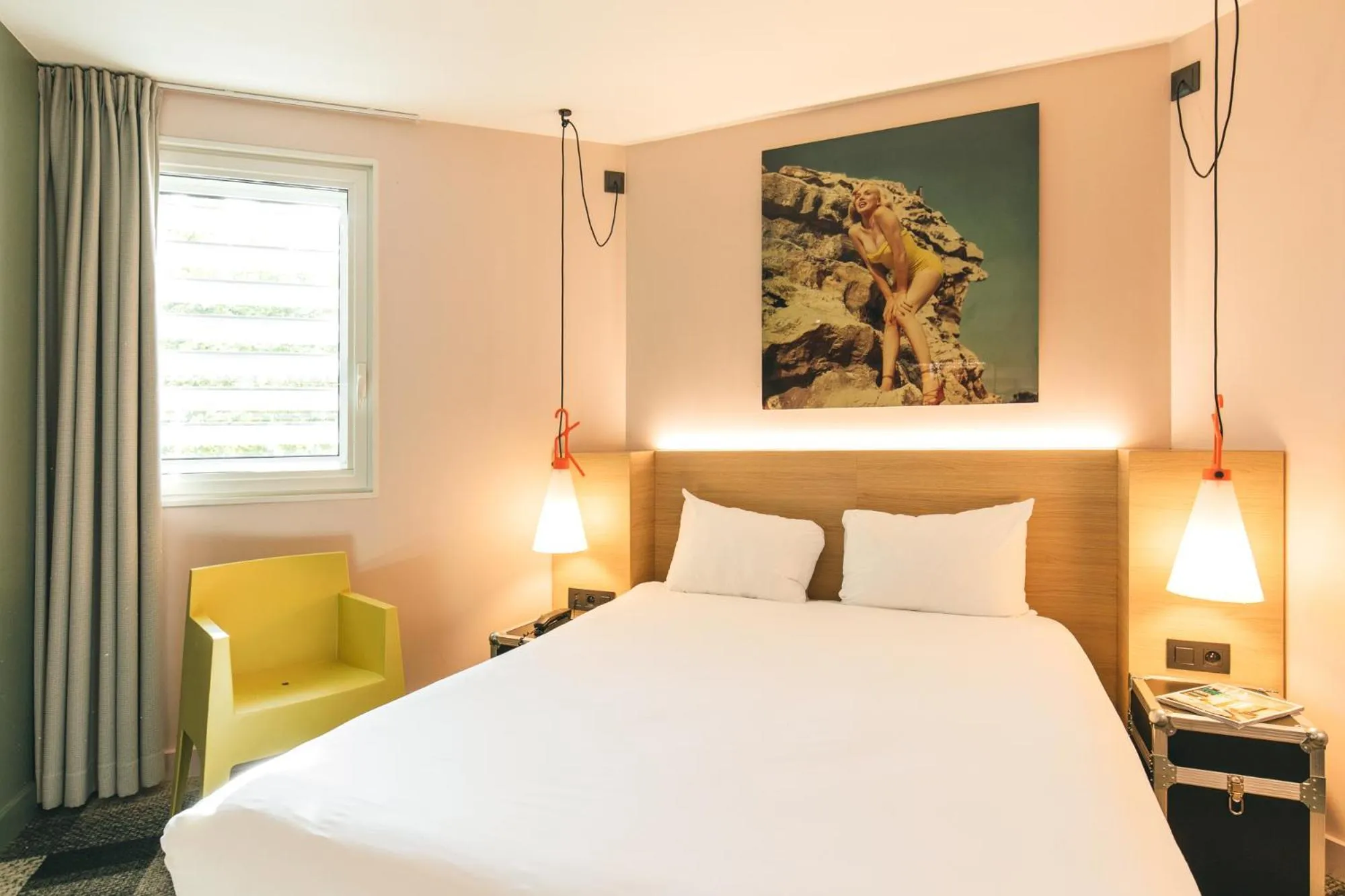 Bed in ibis Styles Lyon Centre Confluence