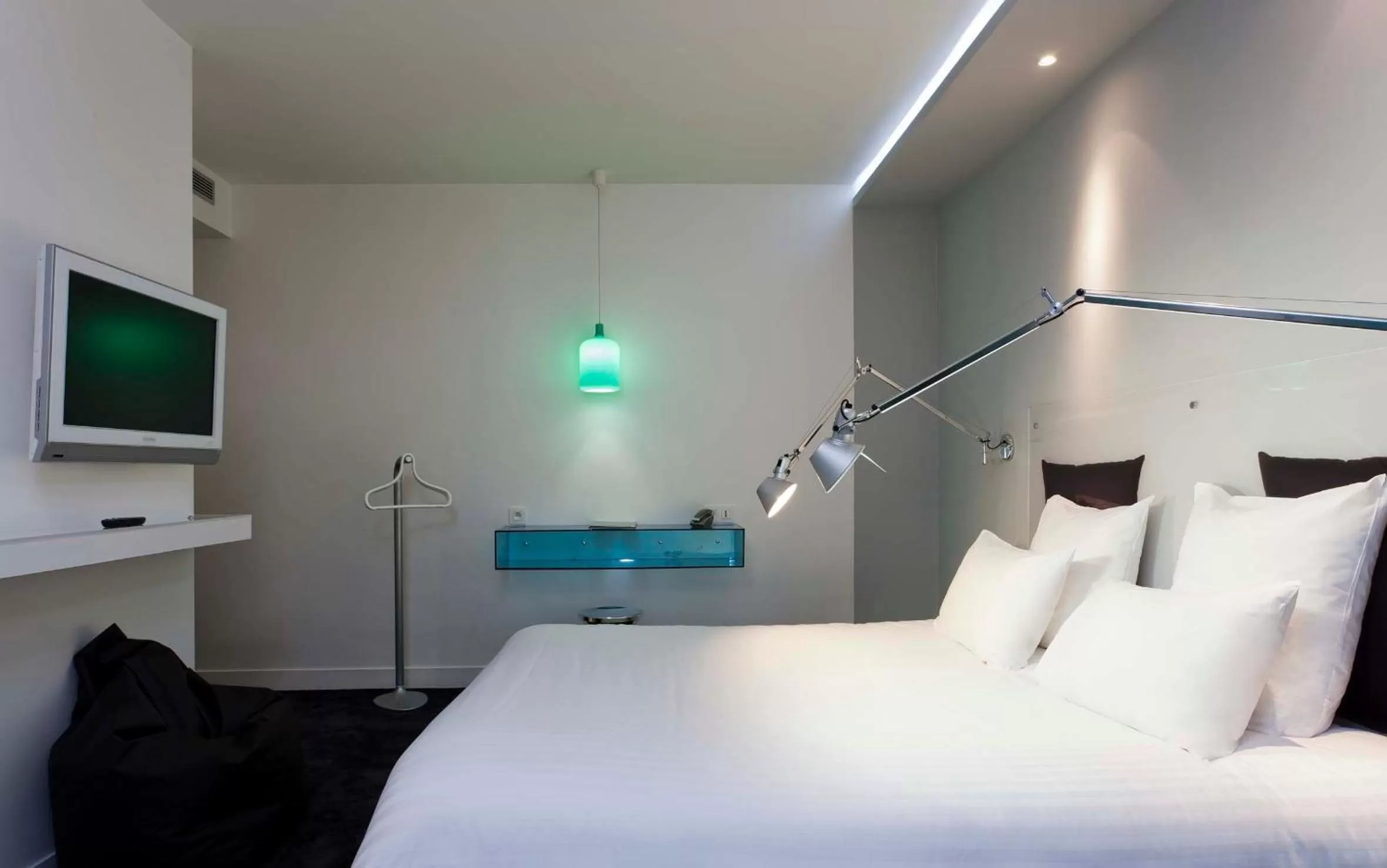 Bed in Color Design Hotel