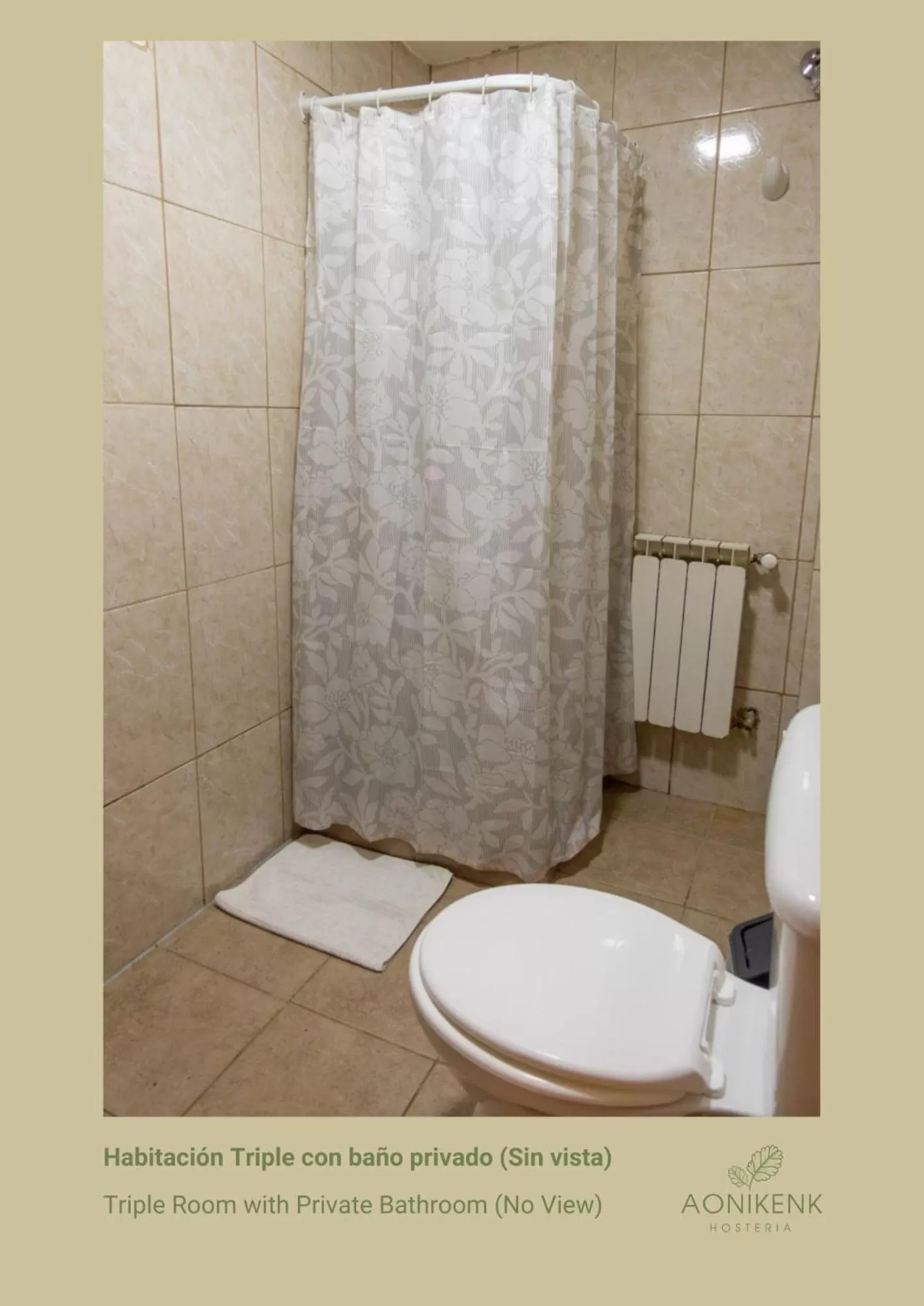 Bathroom in Hostería Aonikenk