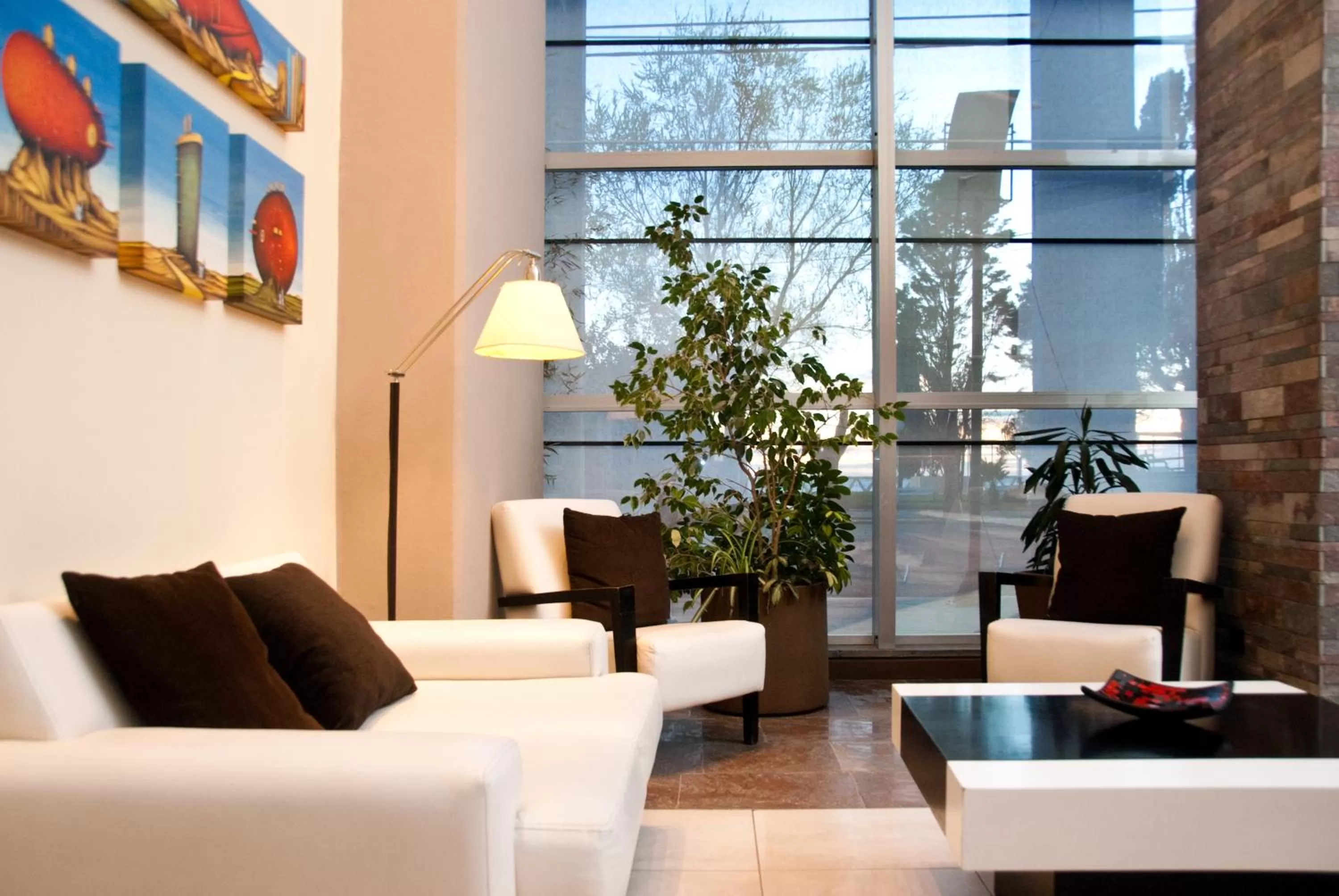 Lobby or reception in Hotel Piren