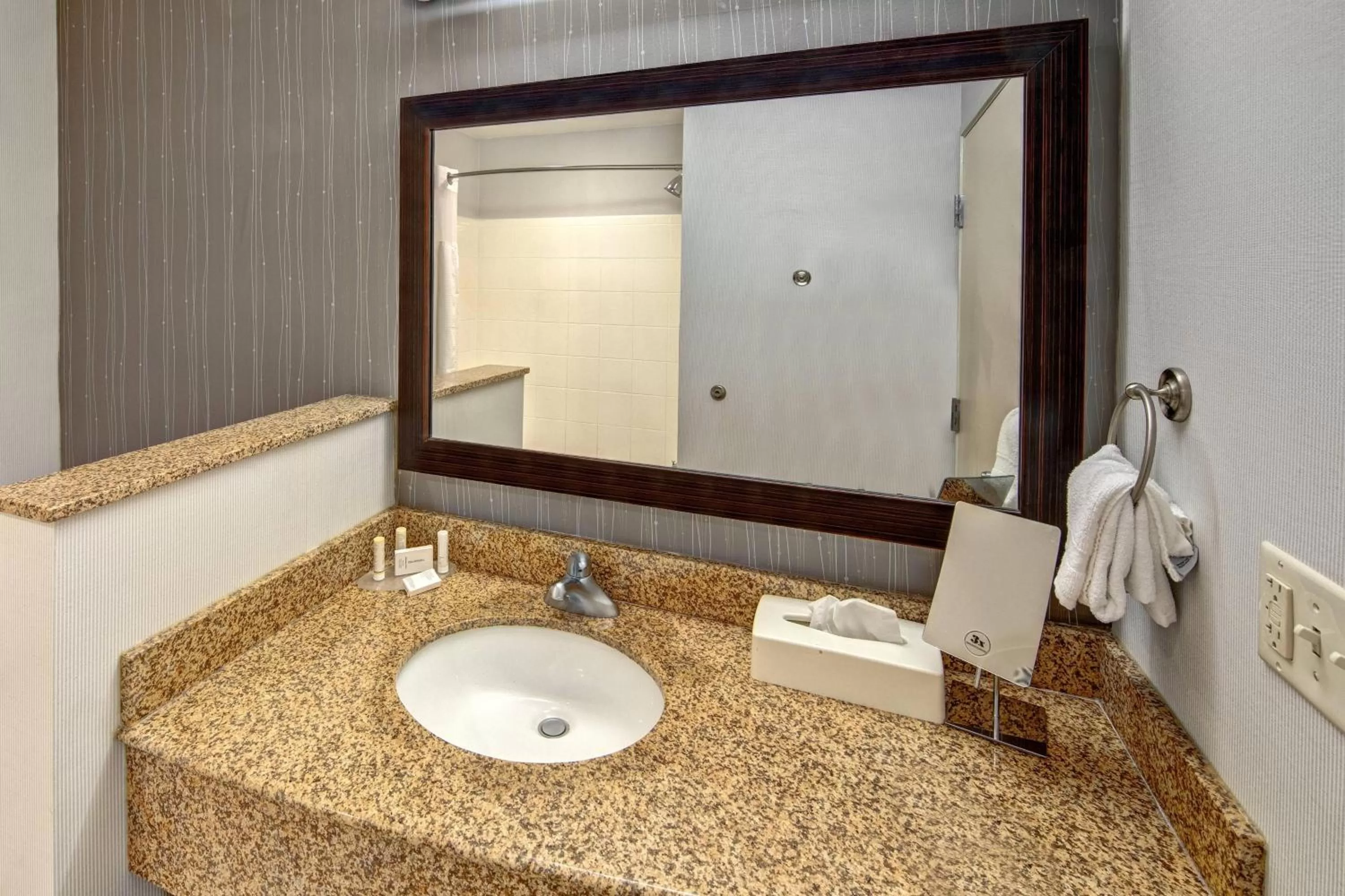 Bathroom in Courtyard by Marriott Troy
