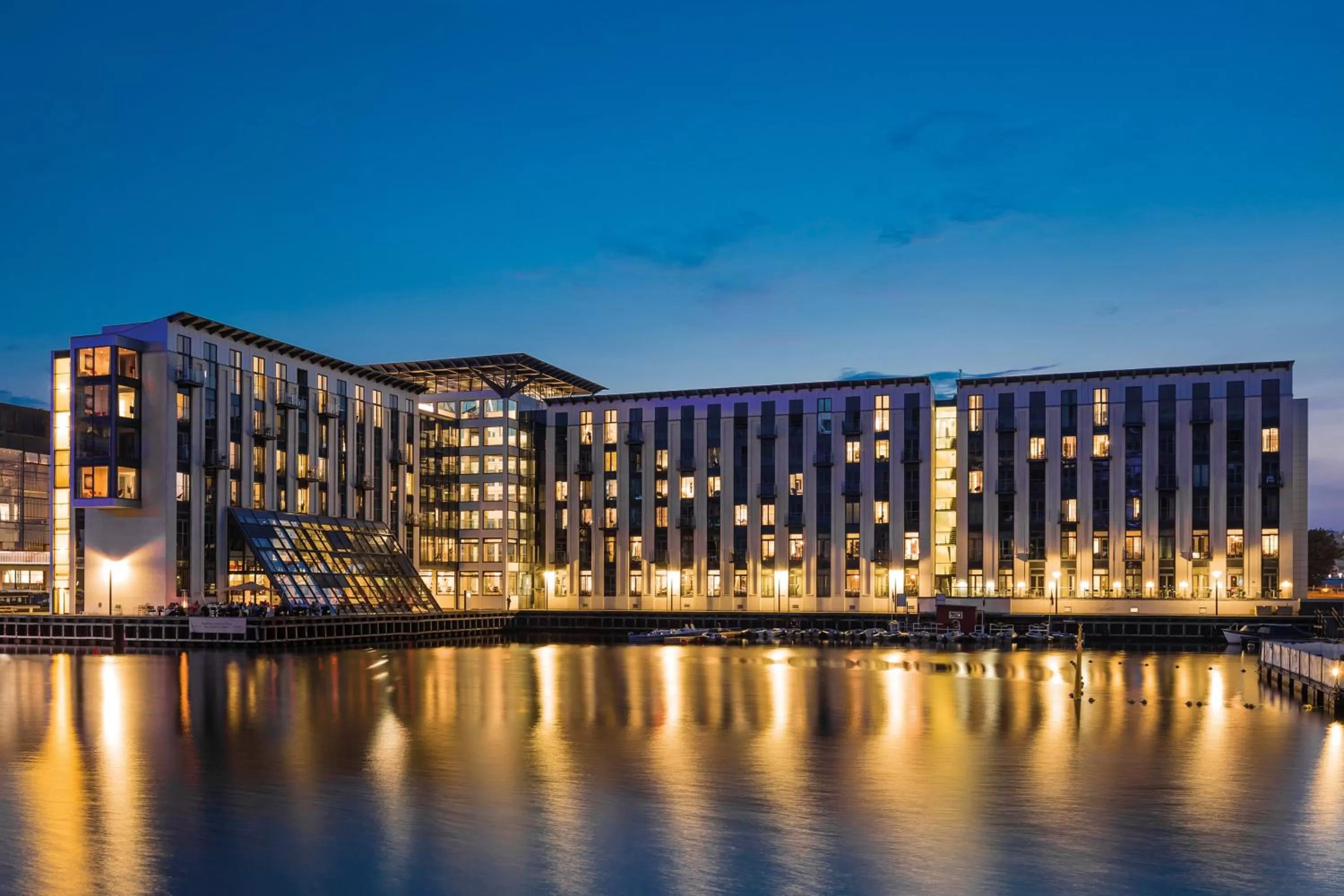 Property building in Copenhagen Island Hotel