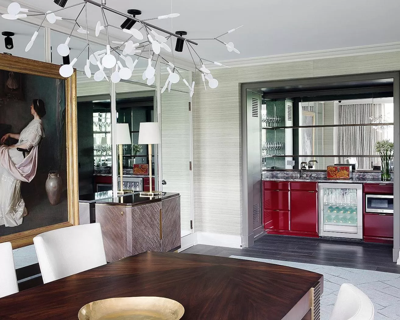 Dining area in Four Seasons Boston