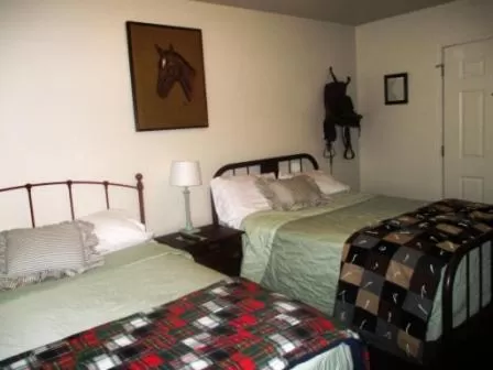 Bed in Virginia City Inn