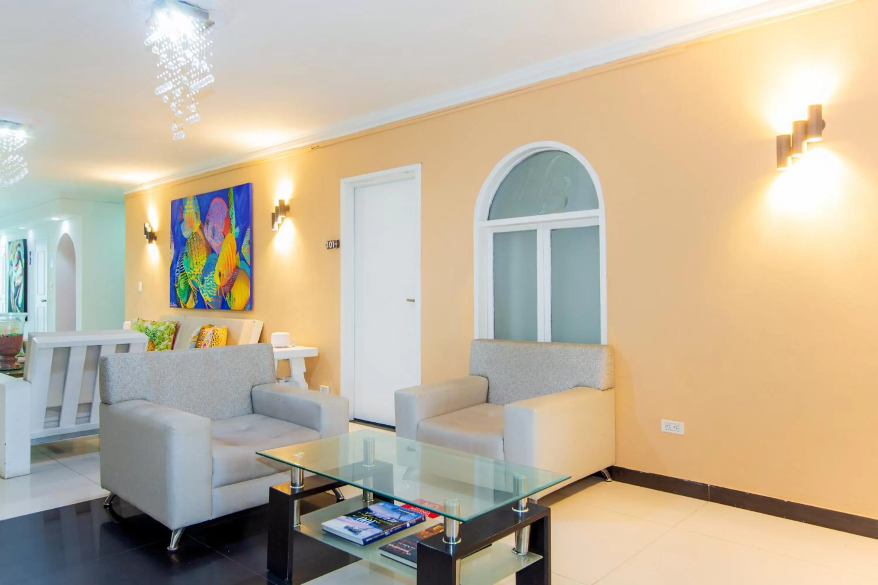 Living room in Hotel Bocagrande By GEH Suites