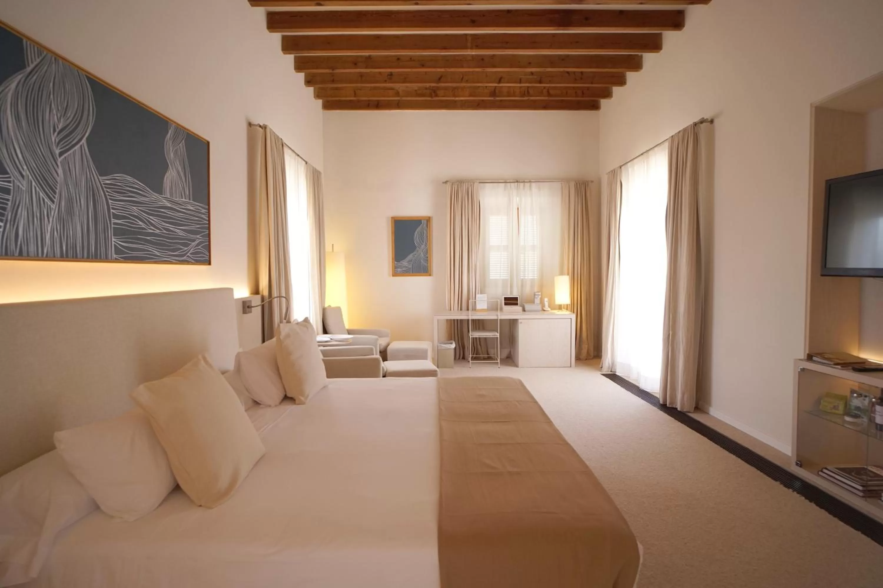 Bed in Fontsanta Hotel Thermal & Spa - Adults Only