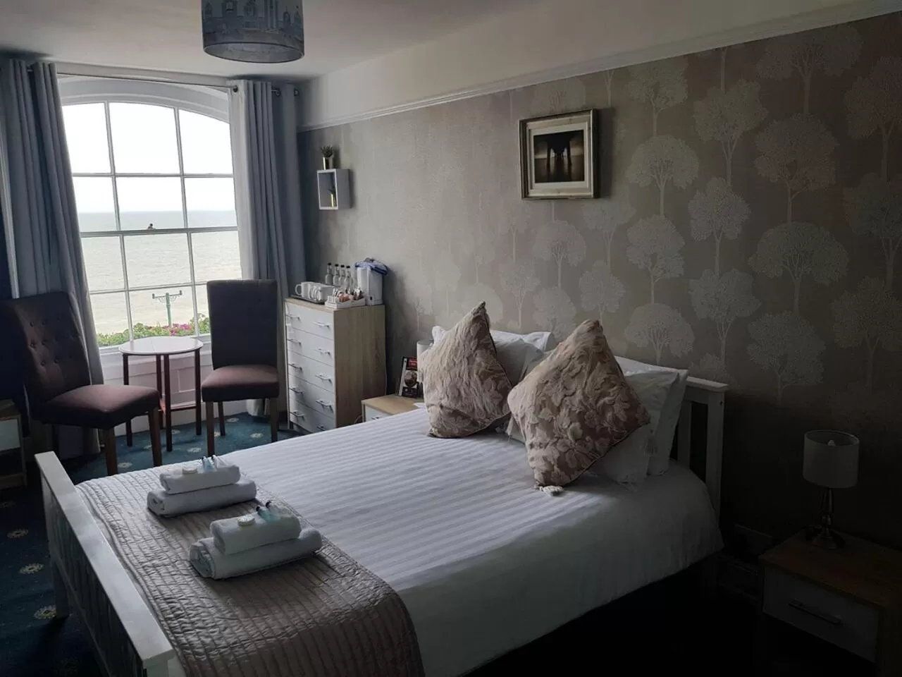 Photo of the whole room, Bed in Waterfront Hotel