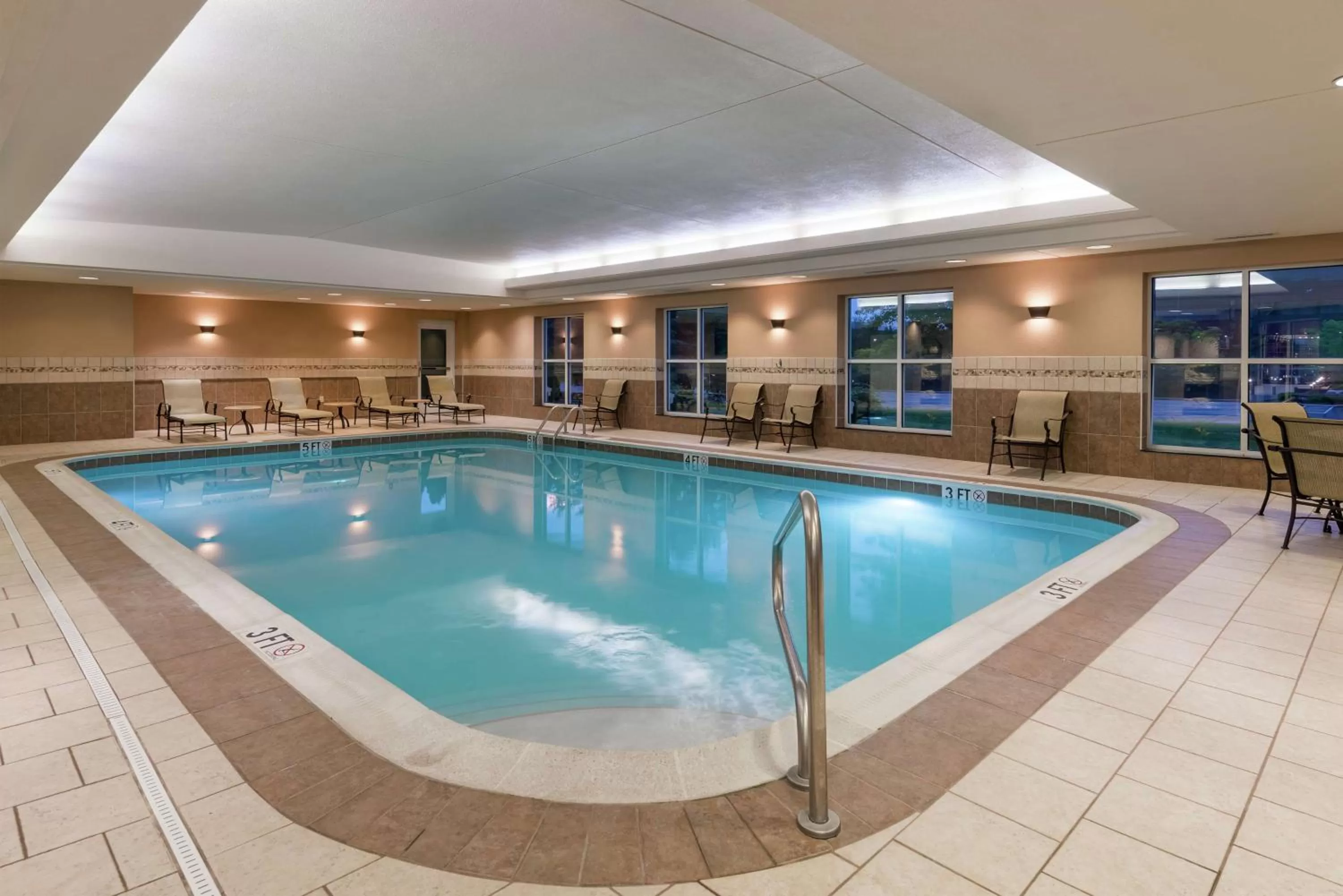 Pool view in Homewood Suites by Hilton Cleveland-Beachwood