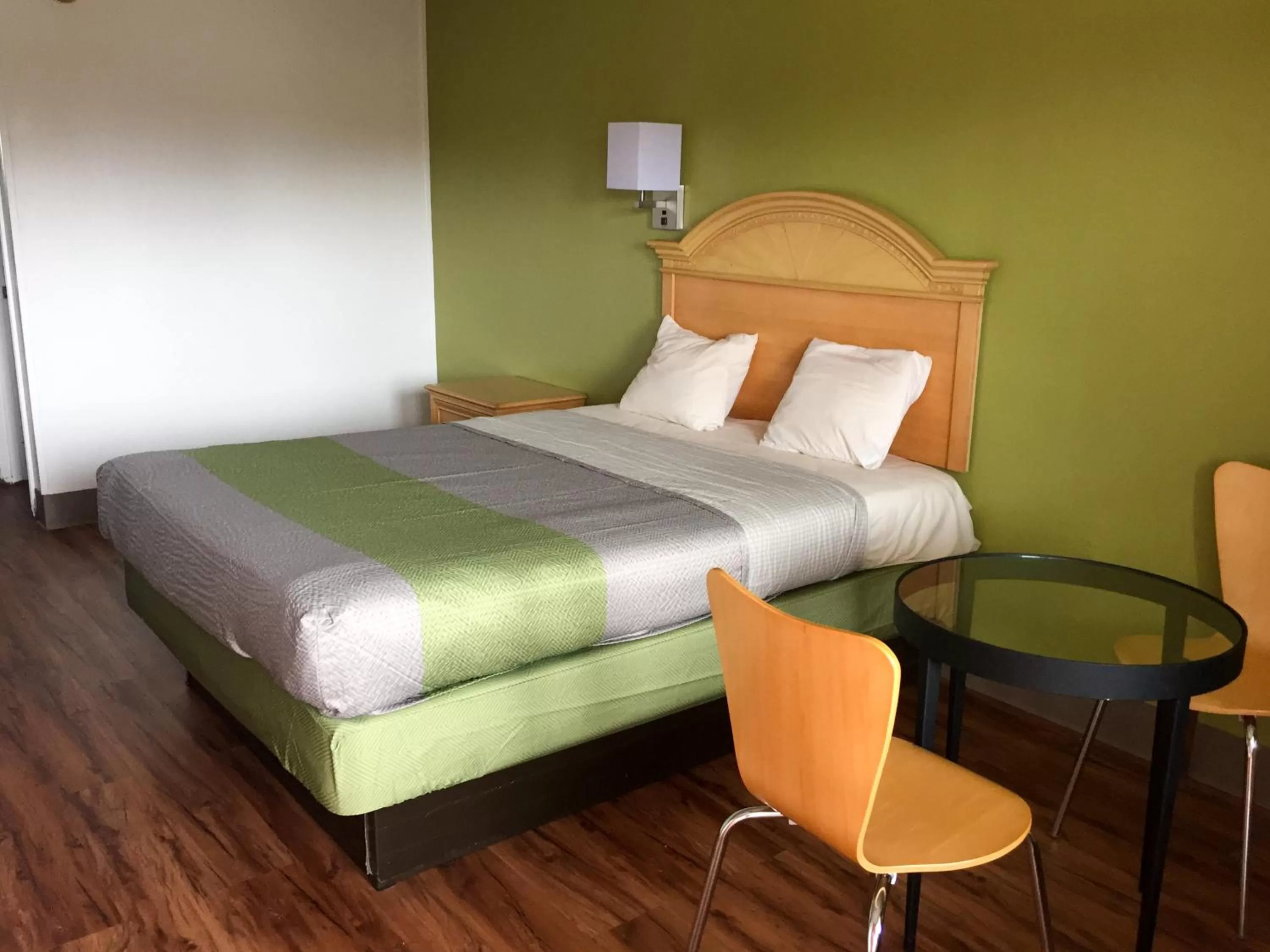 Bed in Motel 6-Parkersburg, WV