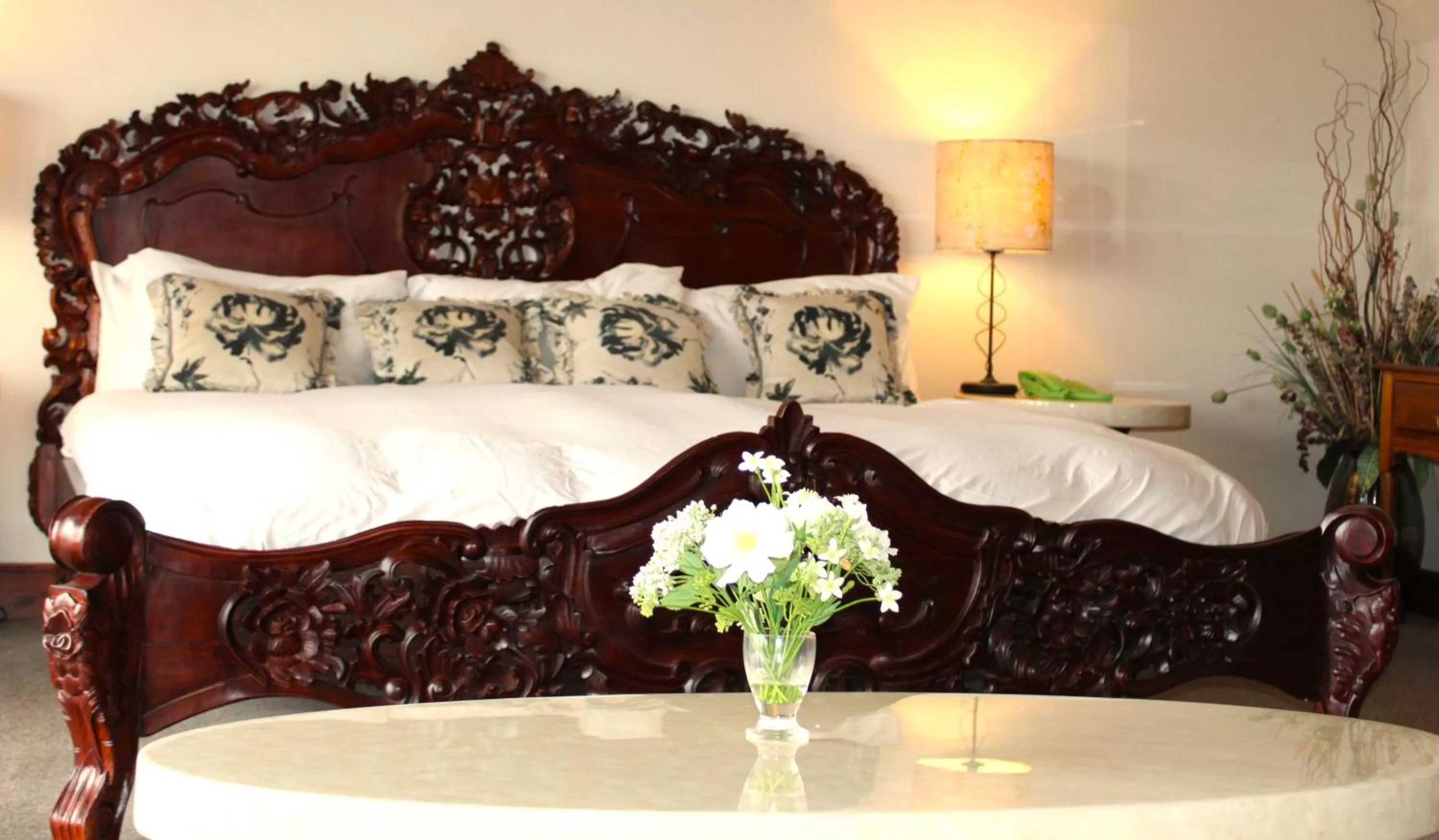 Bed in Falls of Lora Hotel