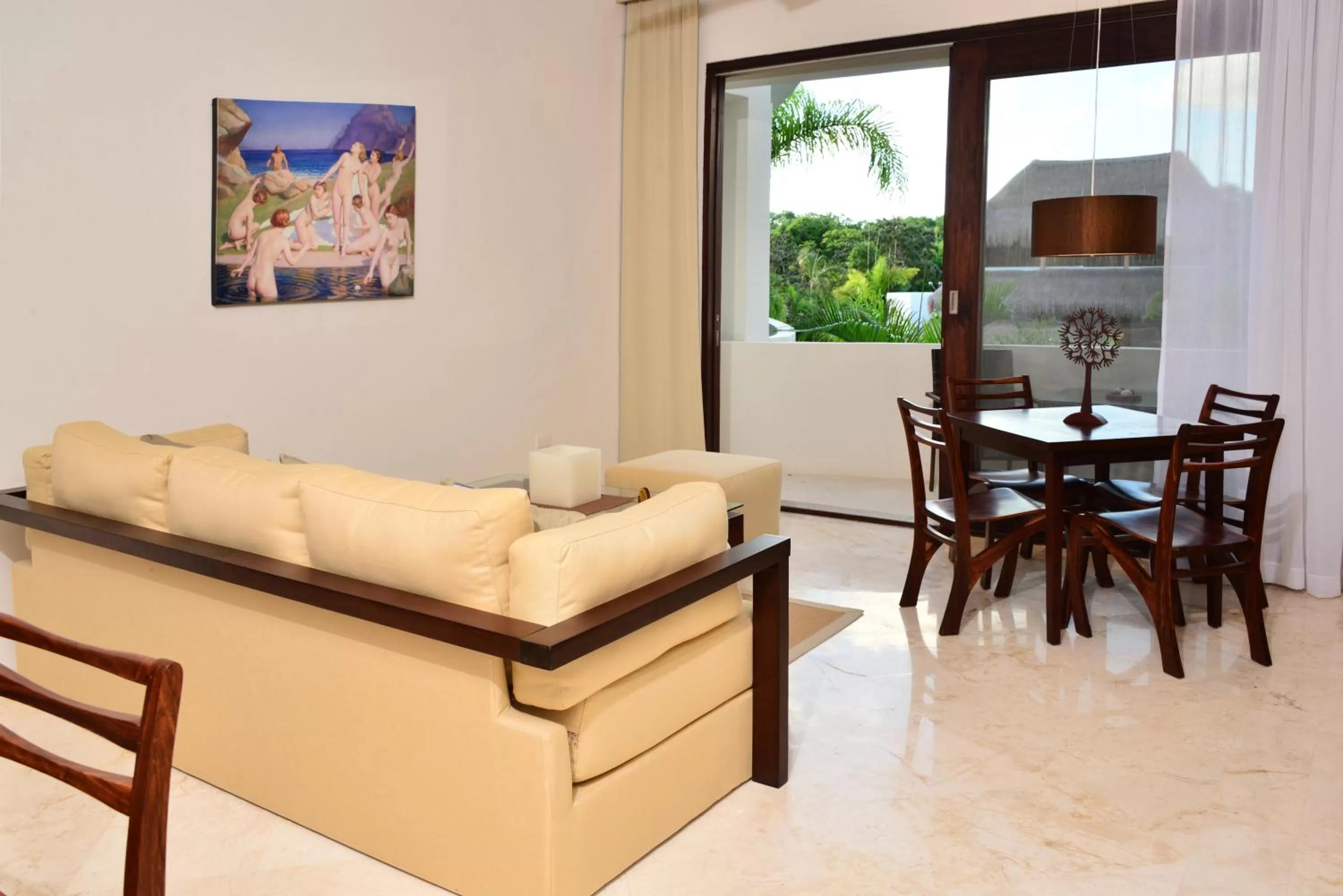 Living room in Intima Resort Tulum Adults Only (Clothing Optional)