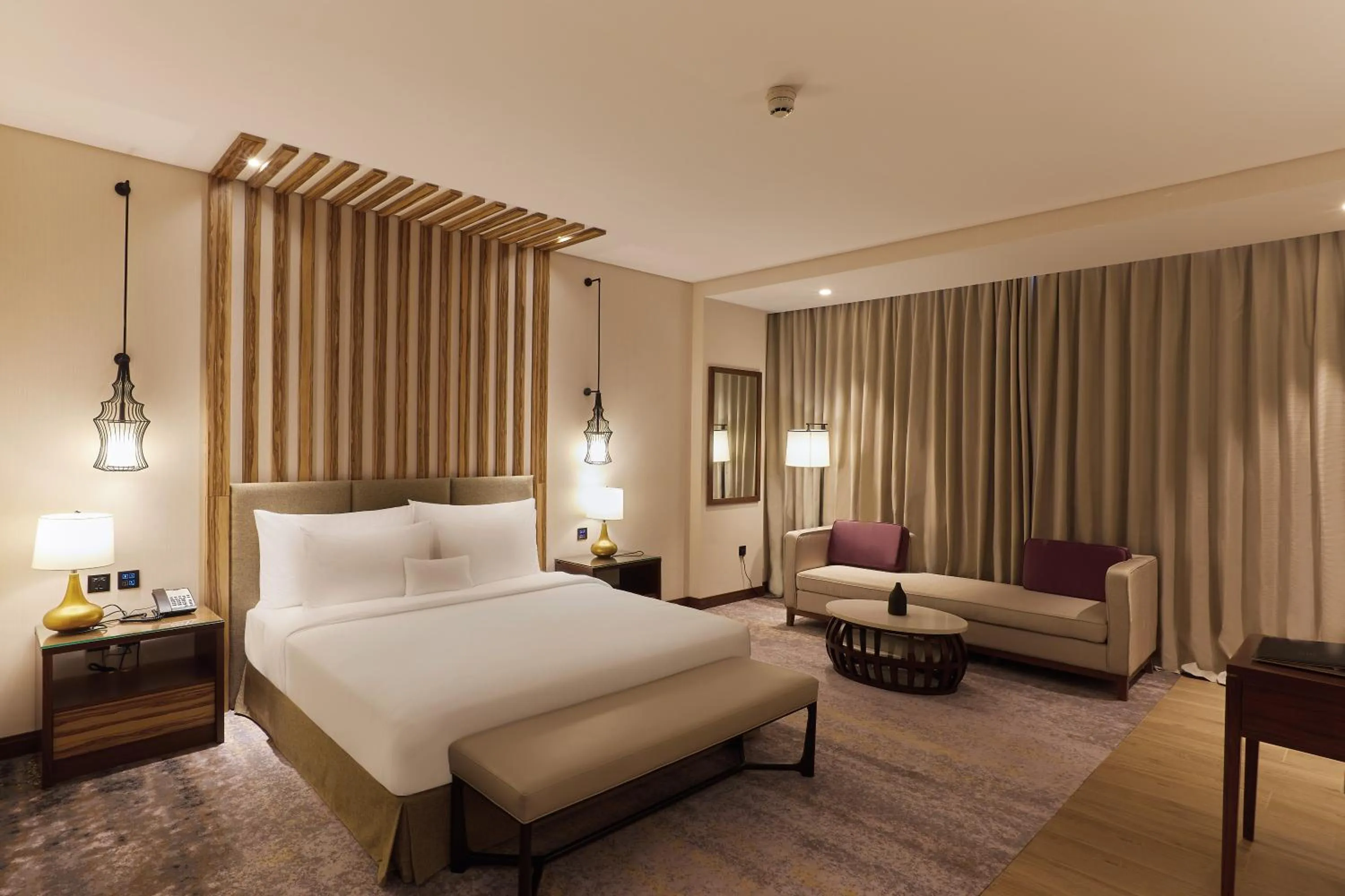 Bedroom, Bed in Millennium Resort Salalah