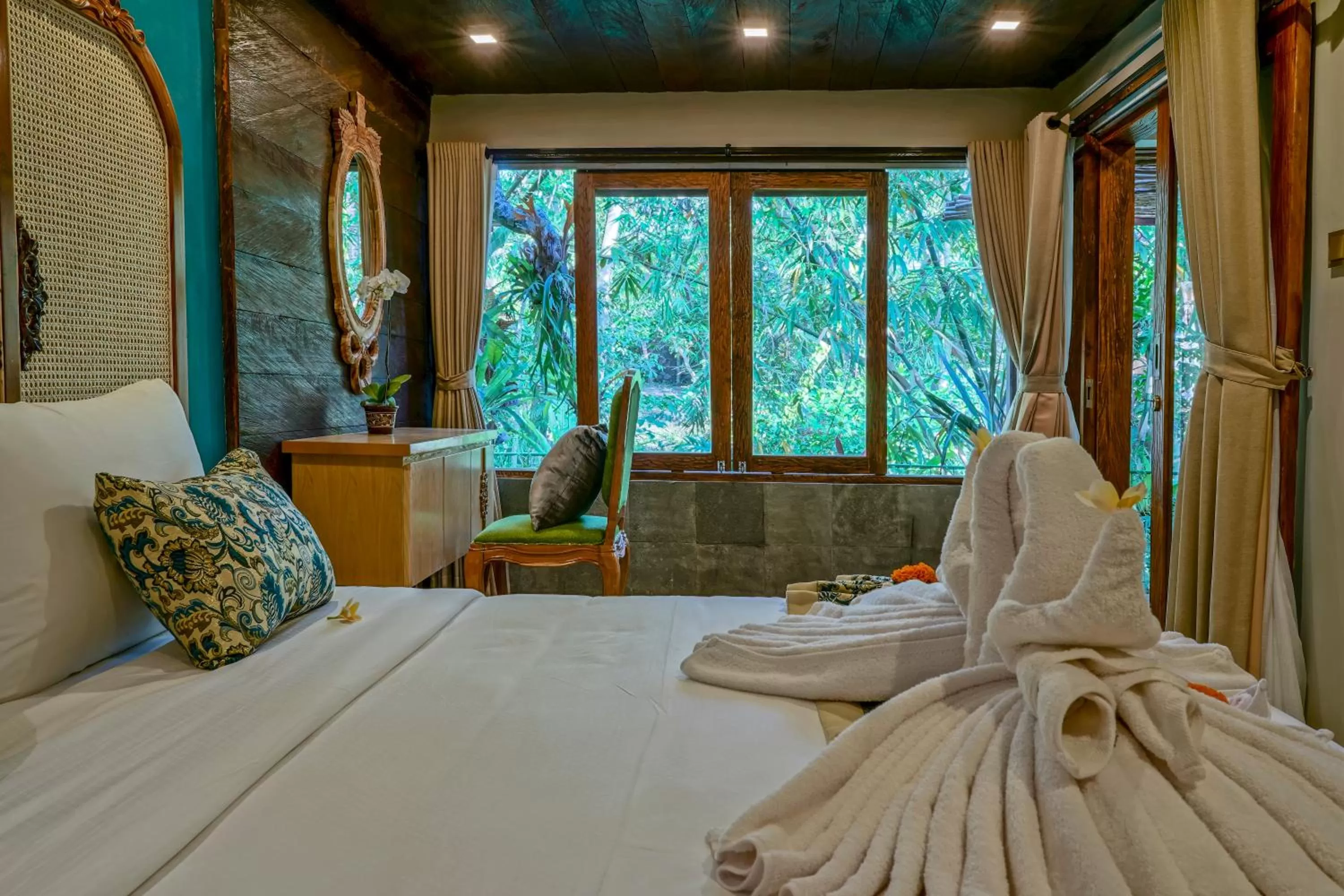 Bed in Menzel Ubud