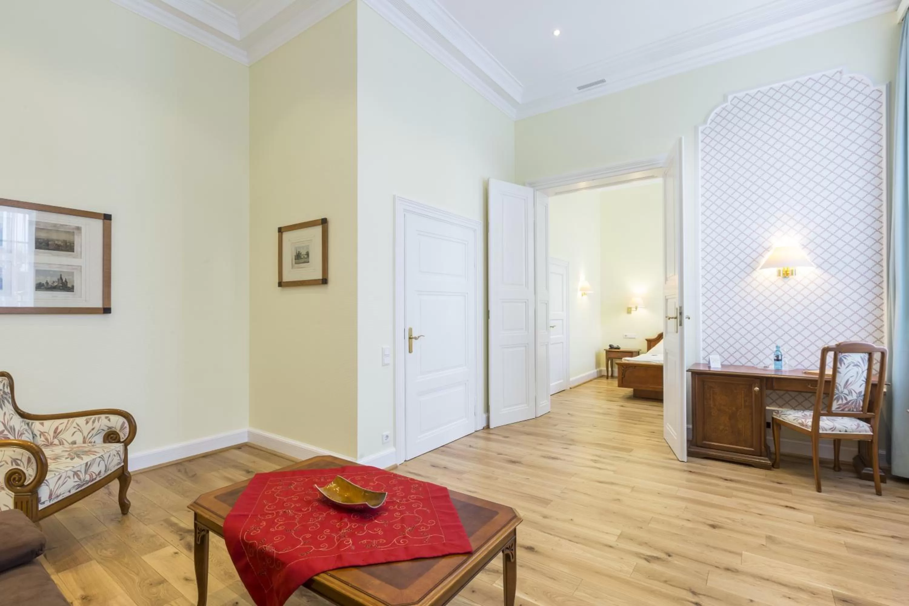 Seating area in Schlosshotel Westerholt