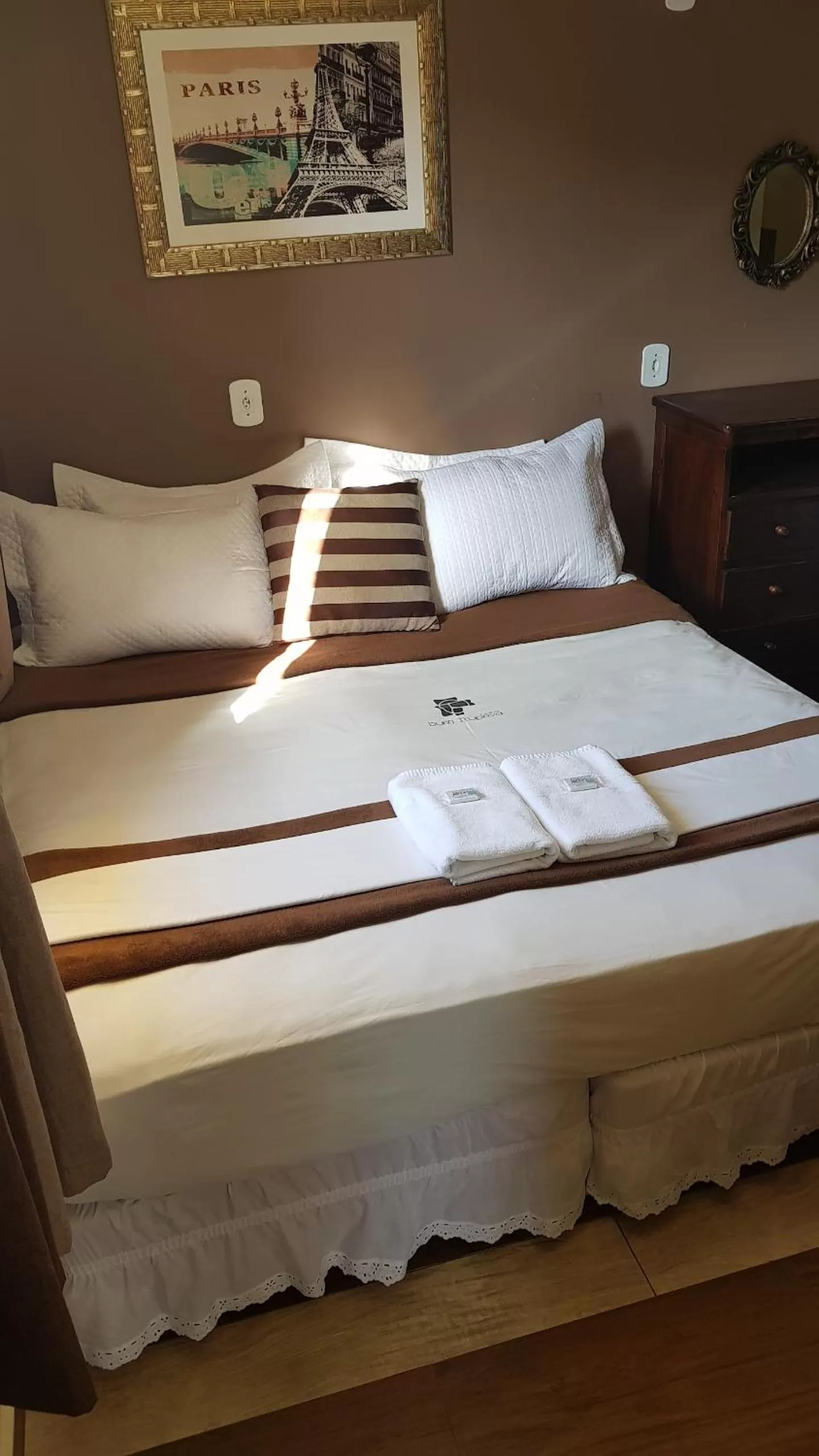 Bed in Hotel Buriti Itupeva