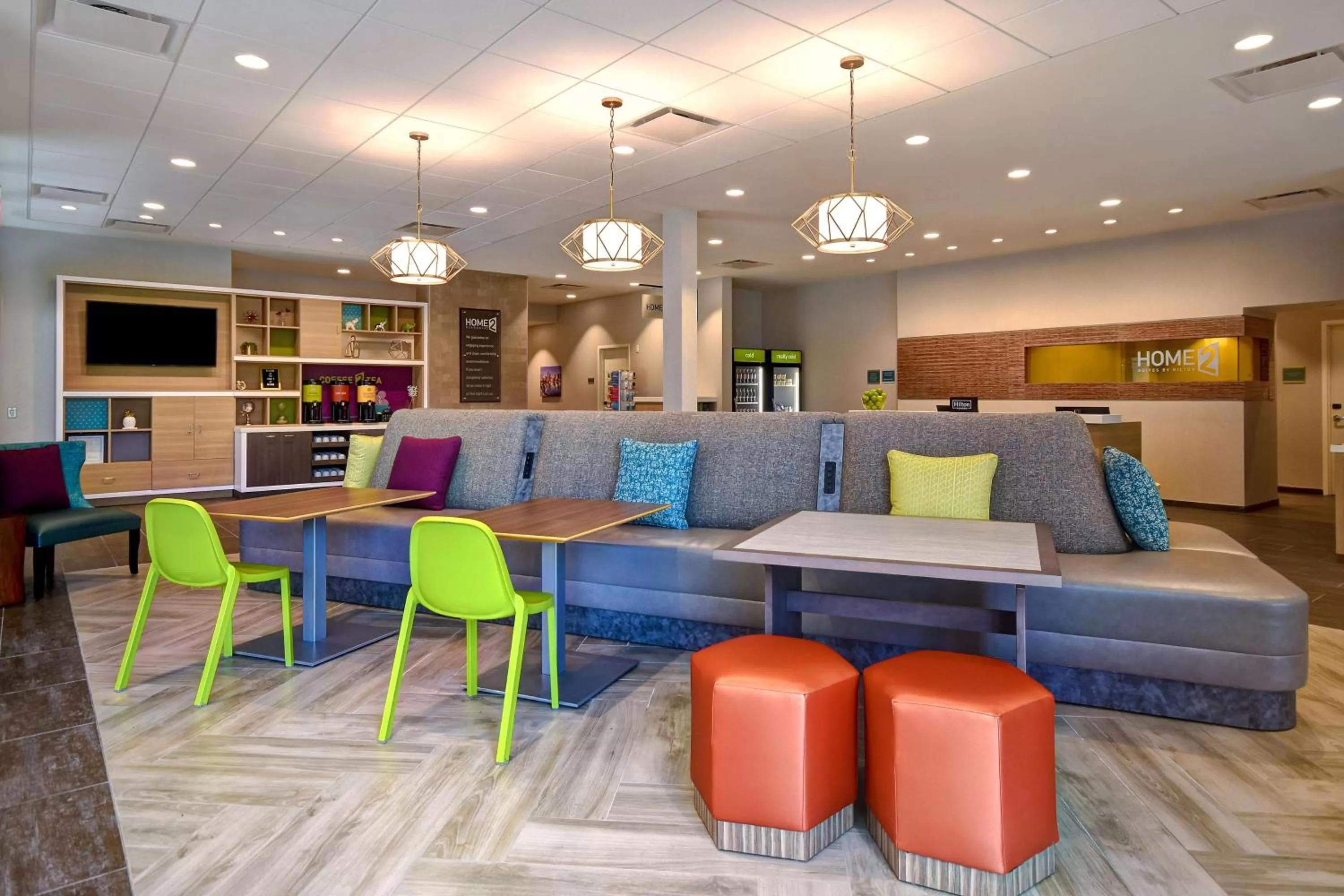 Lobby or reception in Home2 Suites By Hilton Boston South Bay