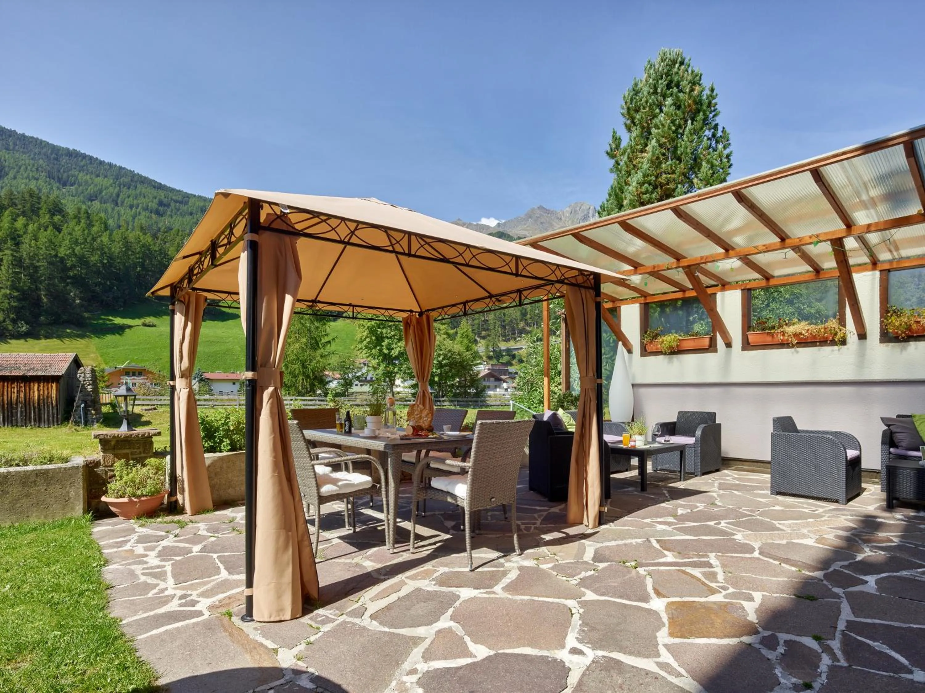Balcony/Terrace in Hotel Erhart Sölden