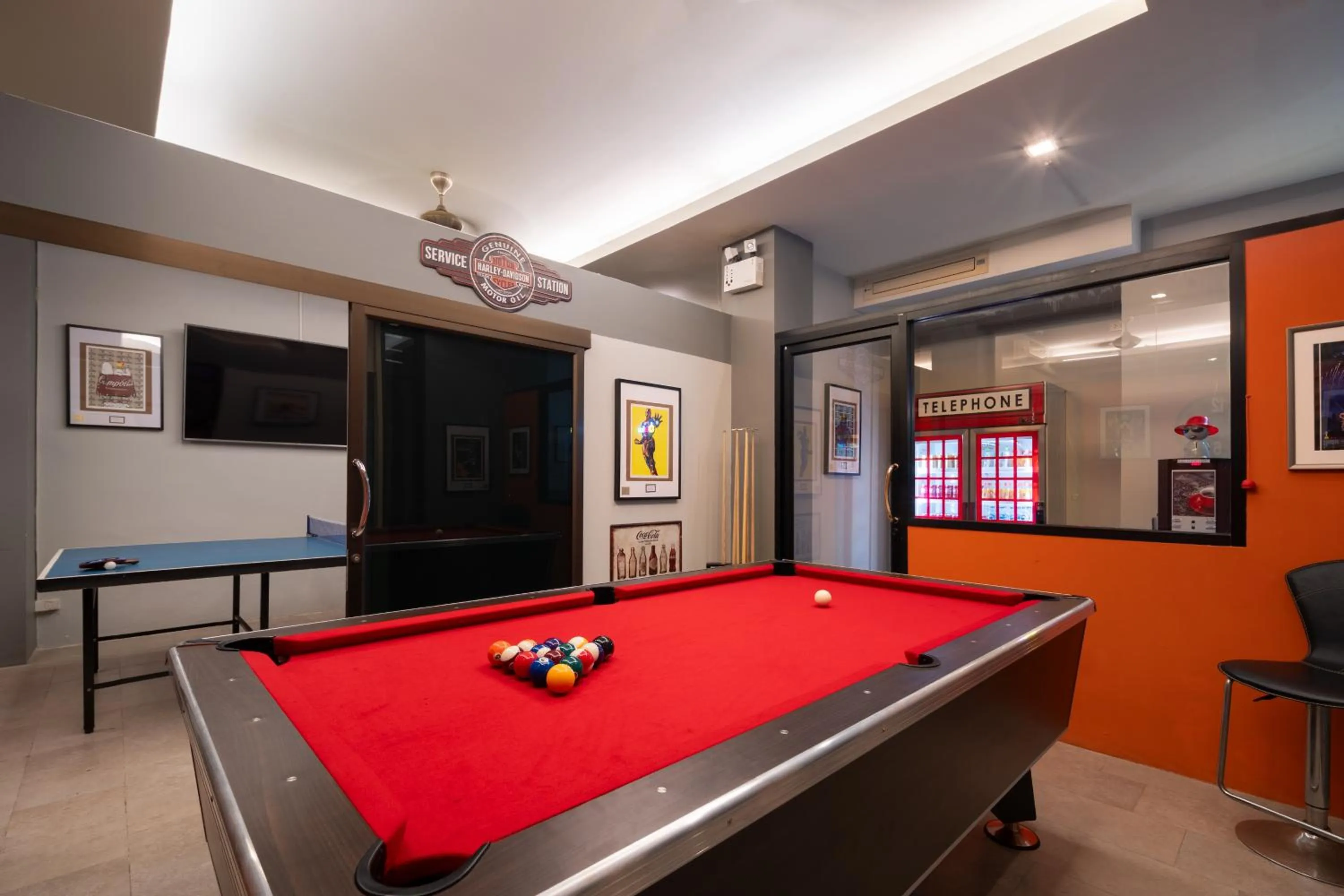 Billiard in iCheck inn Gems Center Silom