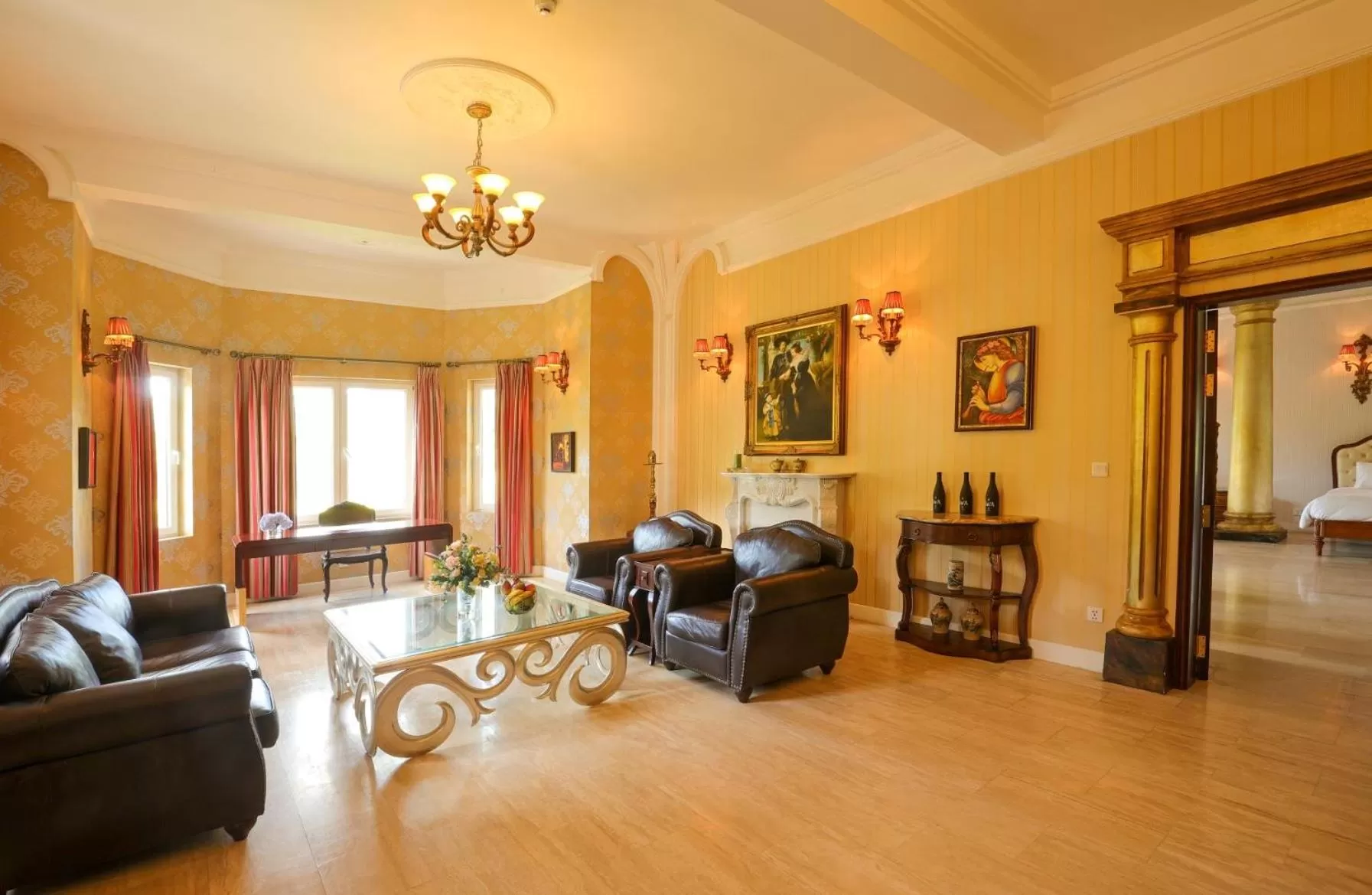 Living room in Dalat Edensee Lake Resort & Spa