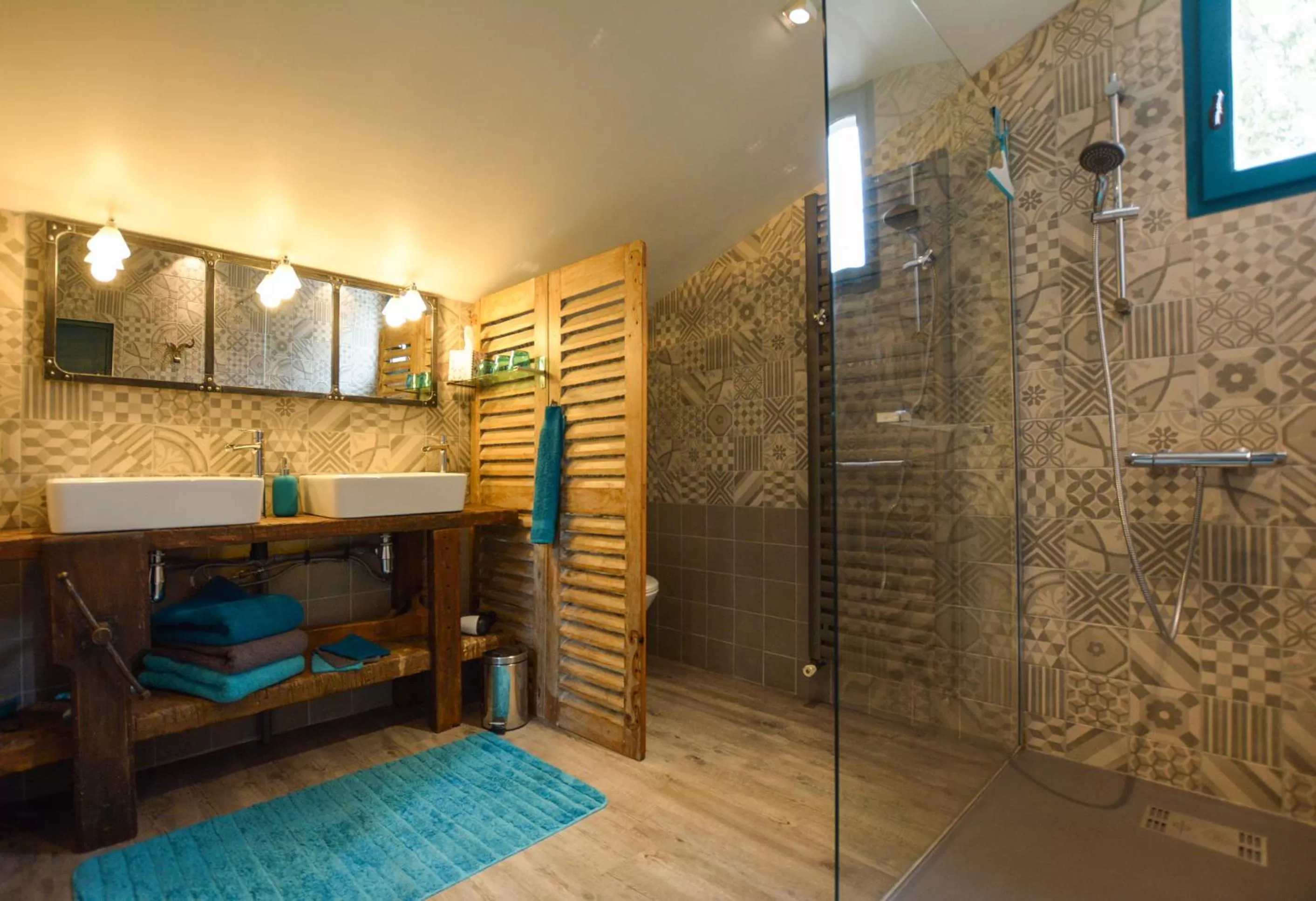 Shower, Bathroom in La Barillerie