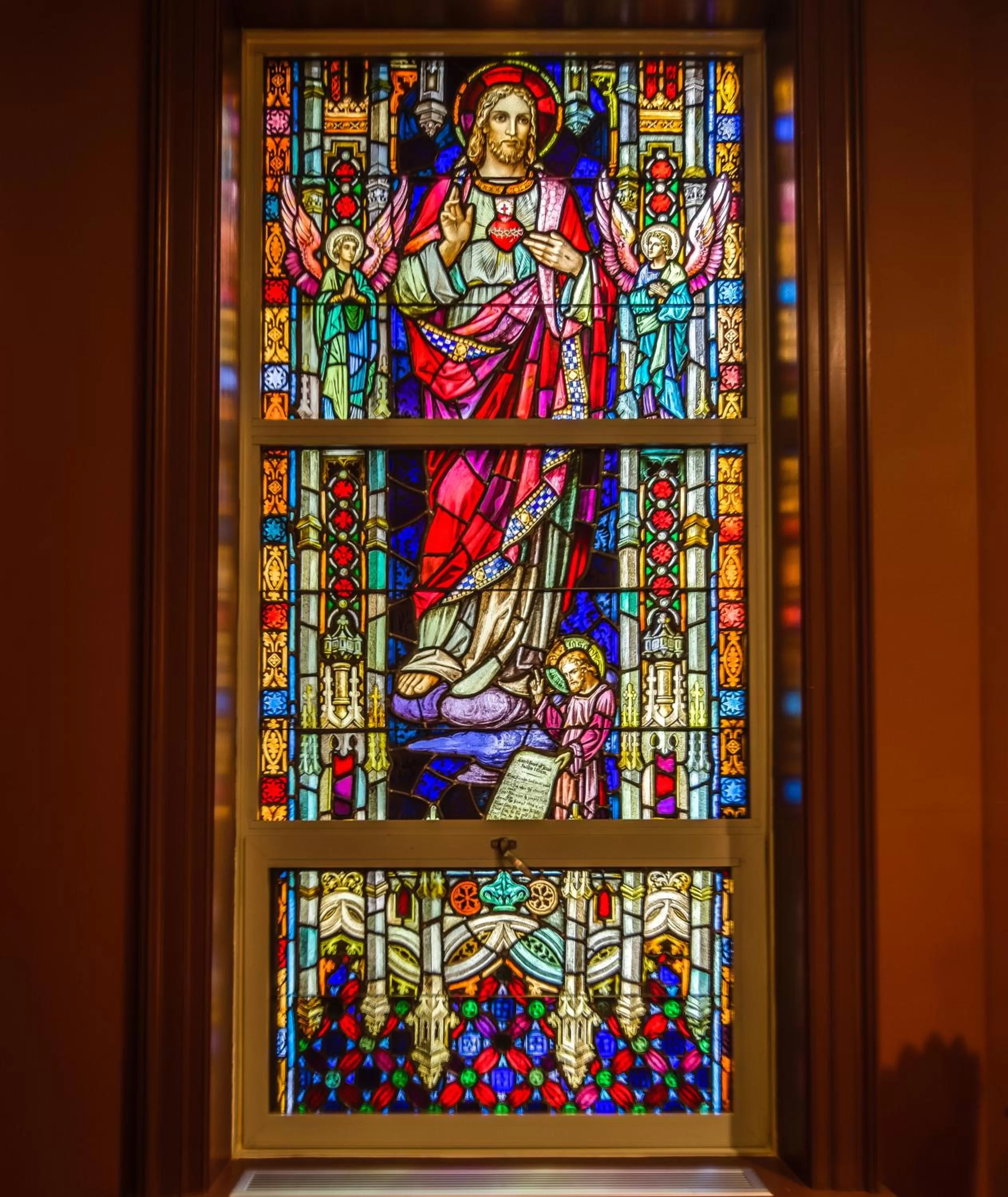 Decorative detail in Leo House