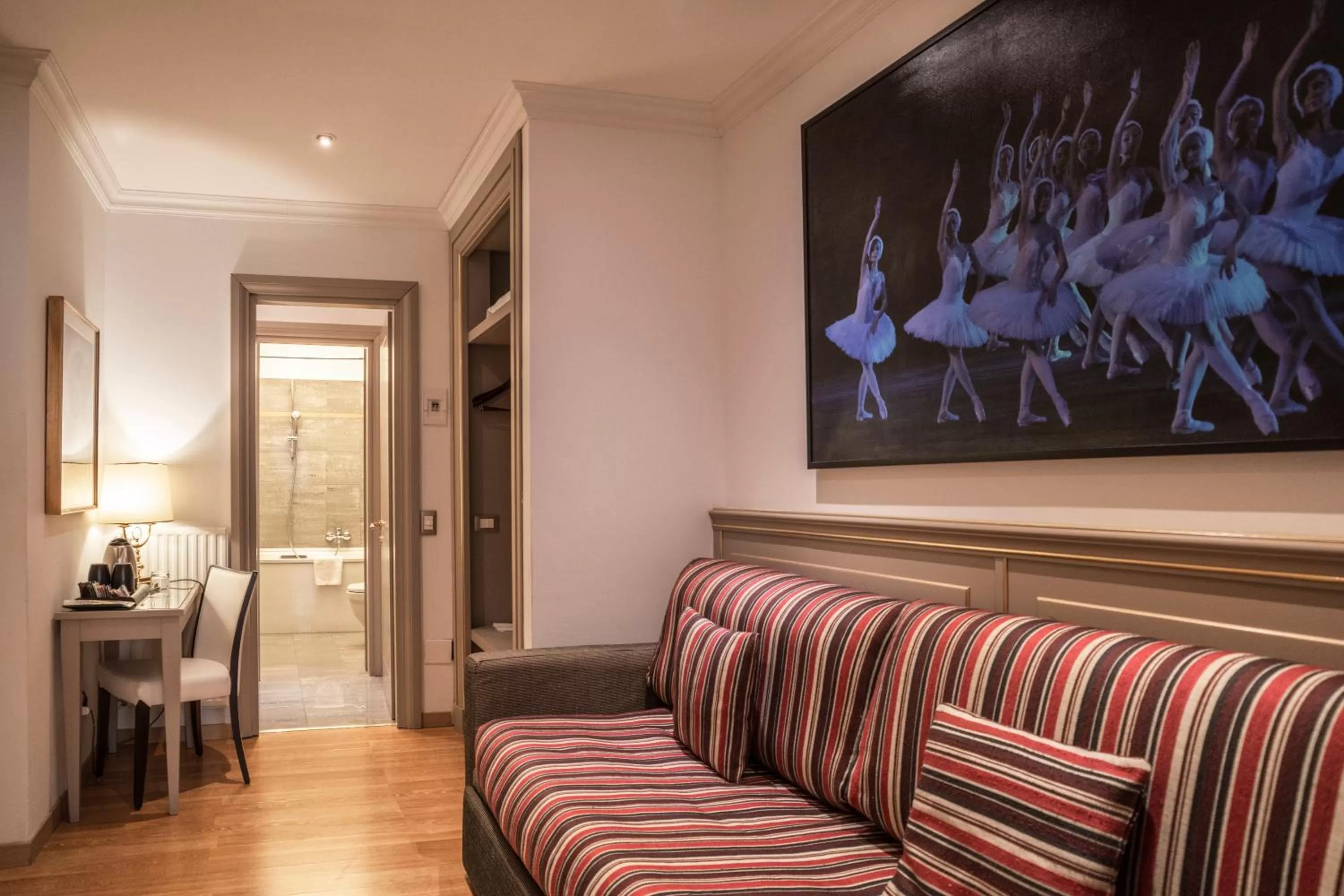 View (from property/room), Seating Area in Palazzo Porta Romana Hotel