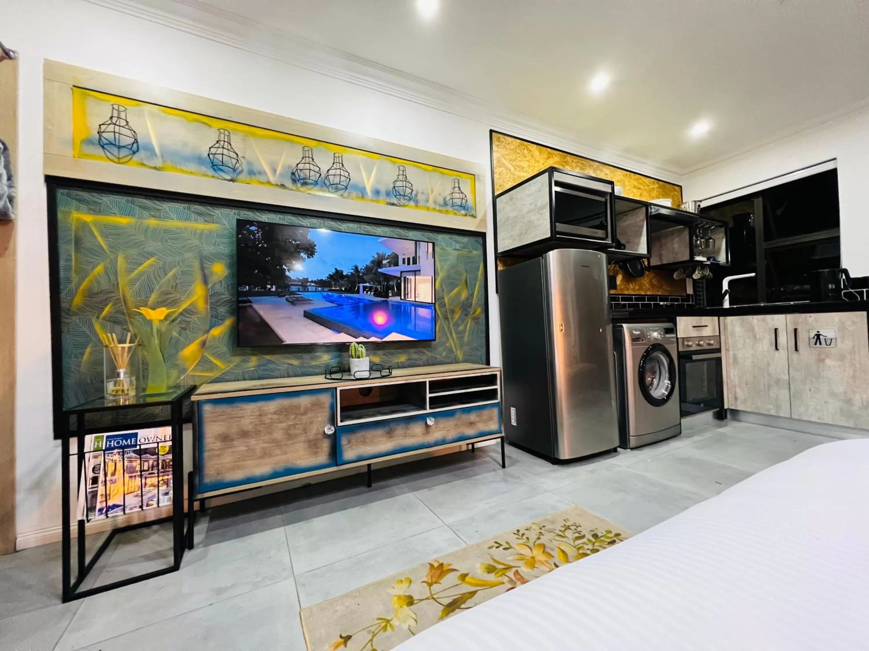 TV/Entertainment Center in 24 On Basil Inventive suites