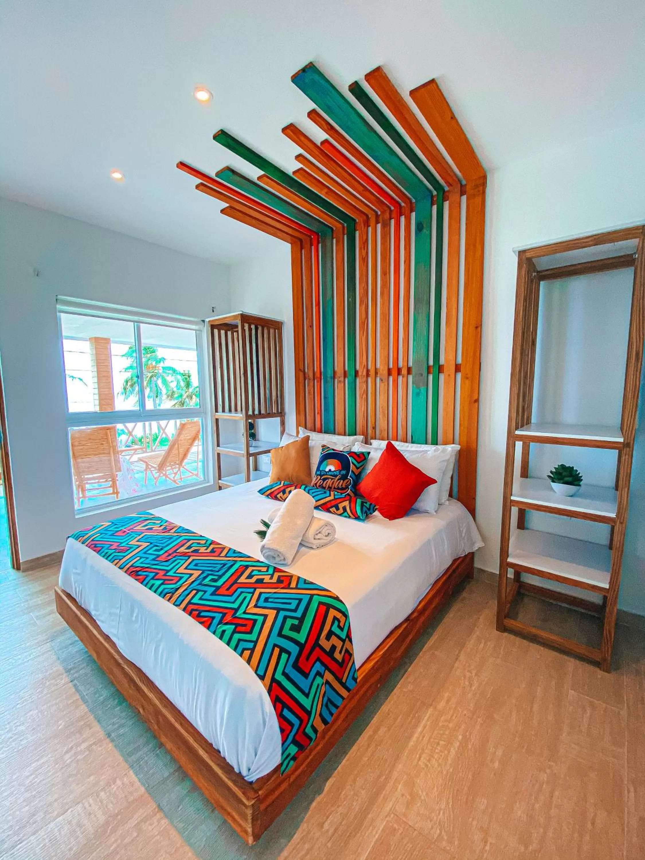 Bedroom, Bed in In Di House of Reggae Boutique