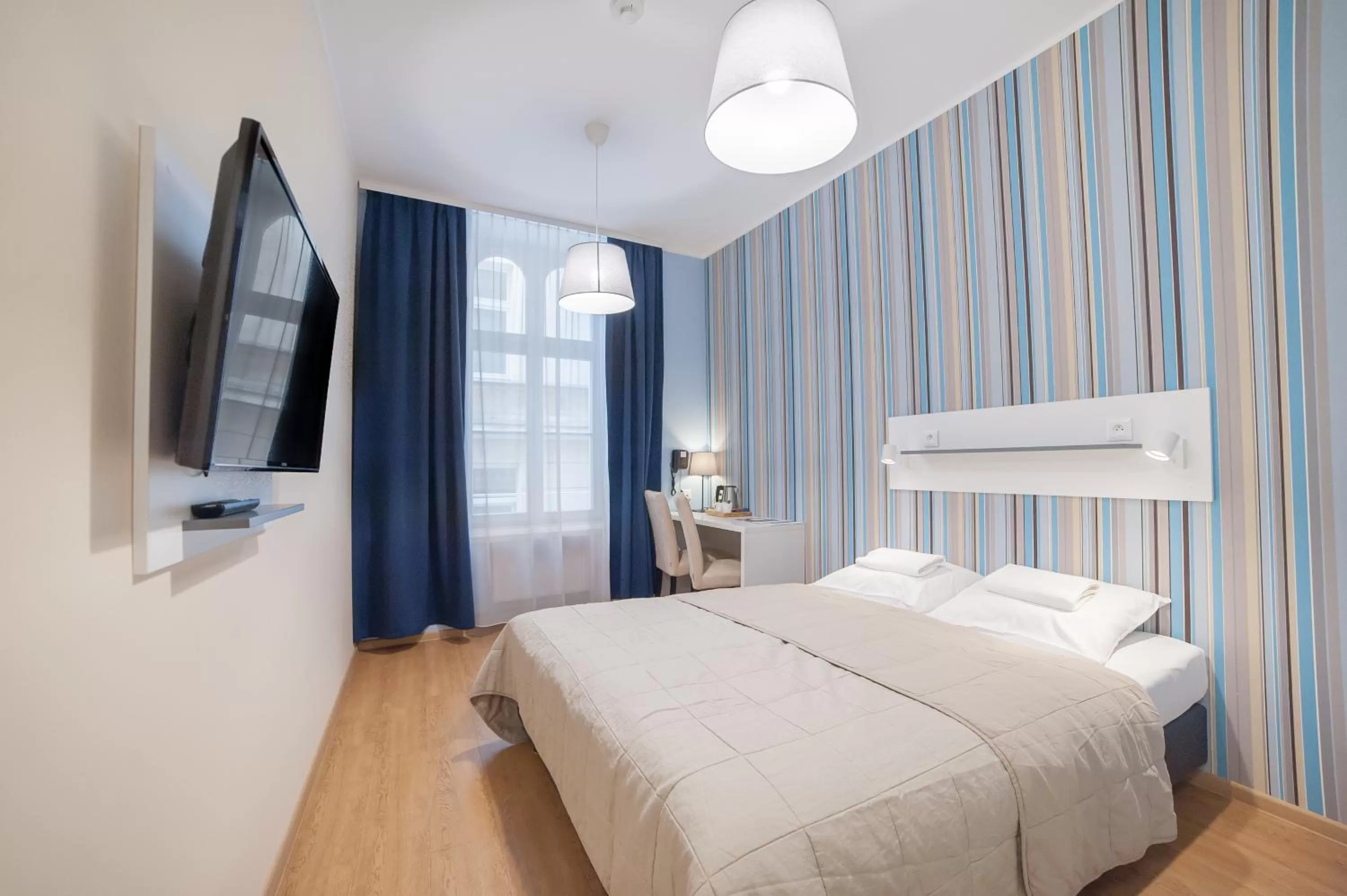 Bed in Hotel Traffic Wrocław Stare Miasto