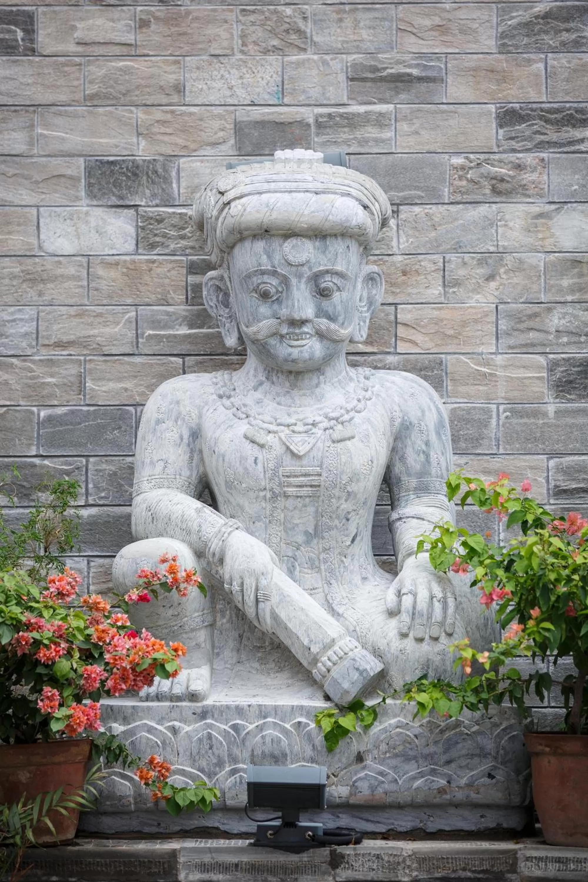 Garden view in Hotel Manaslu