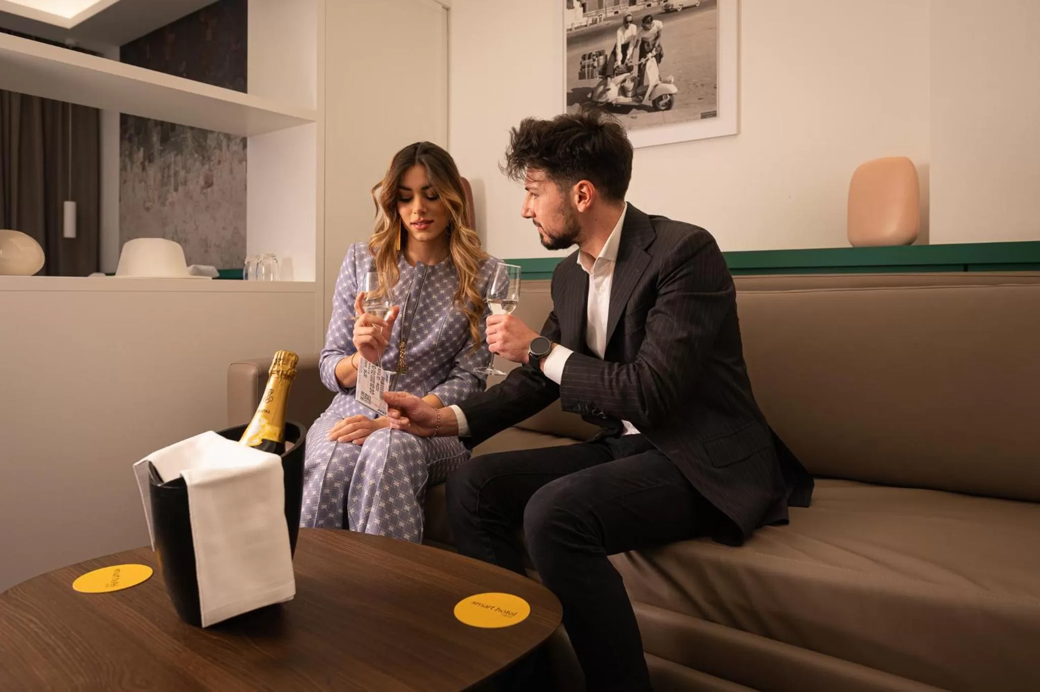 People in Smart Hotel Napoli