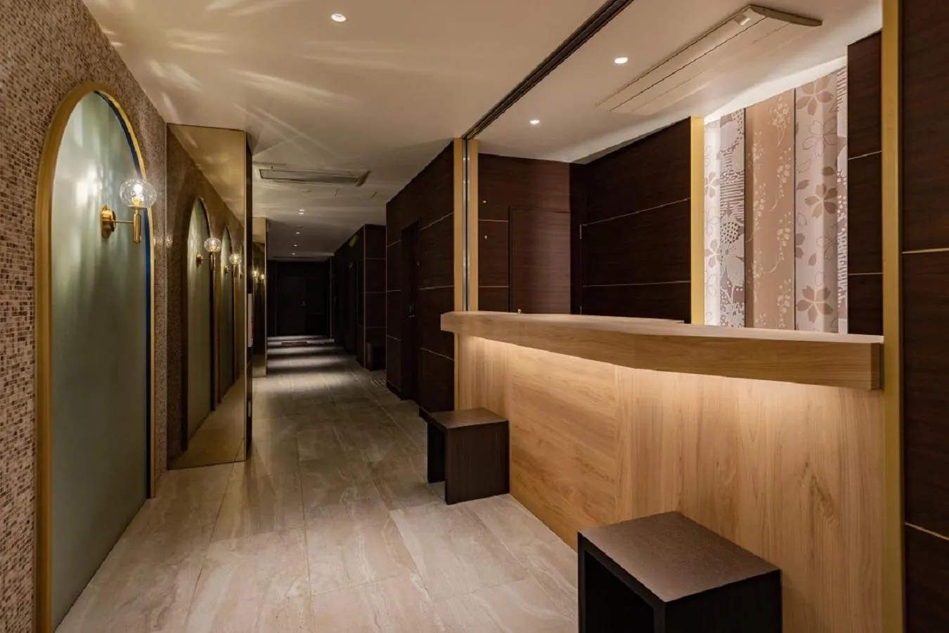 Lobby or reception in Folio Sakura Shinsaibashi Osaka by Banyan Group