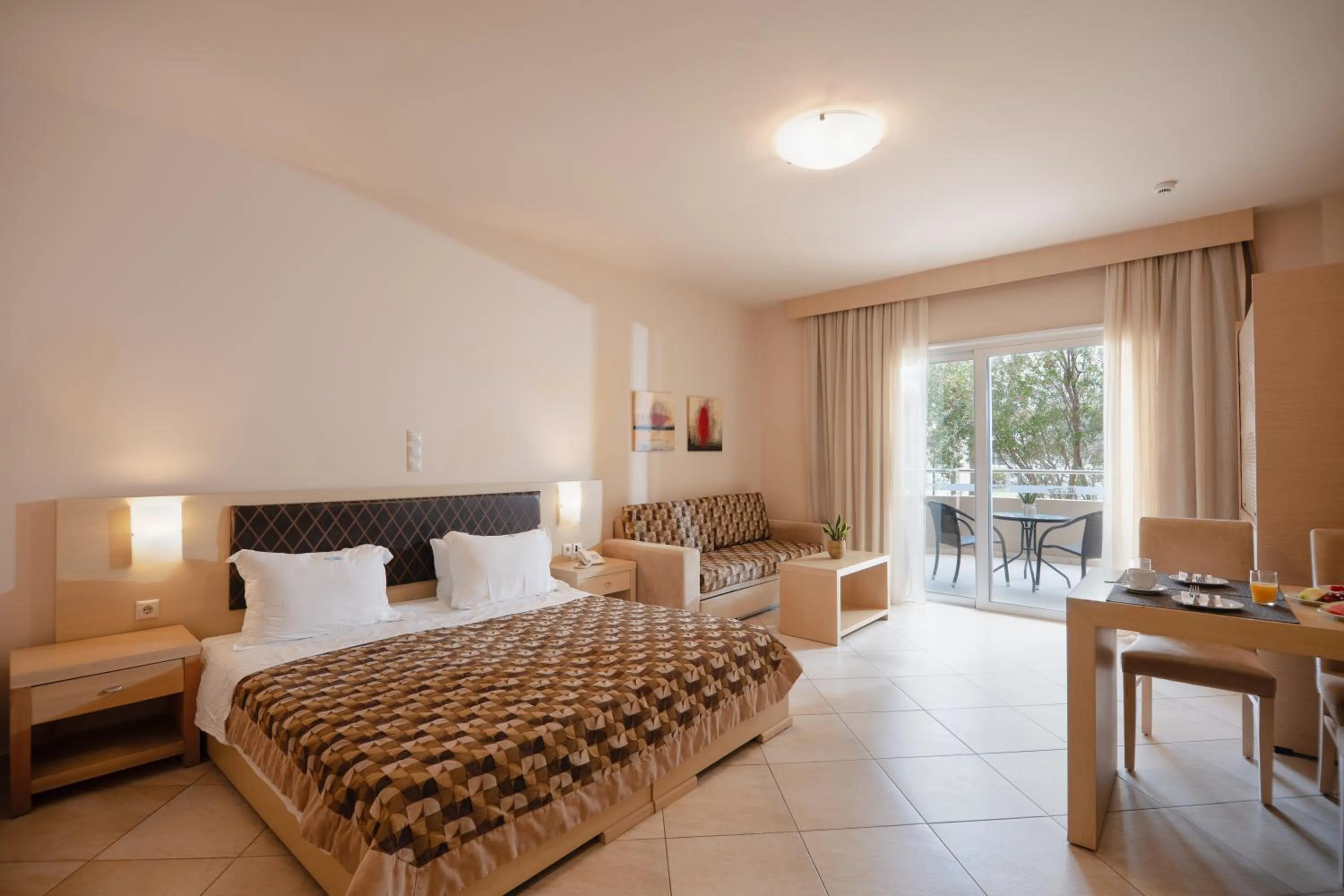 Bedroom, Bed in Molos Bay Hotel