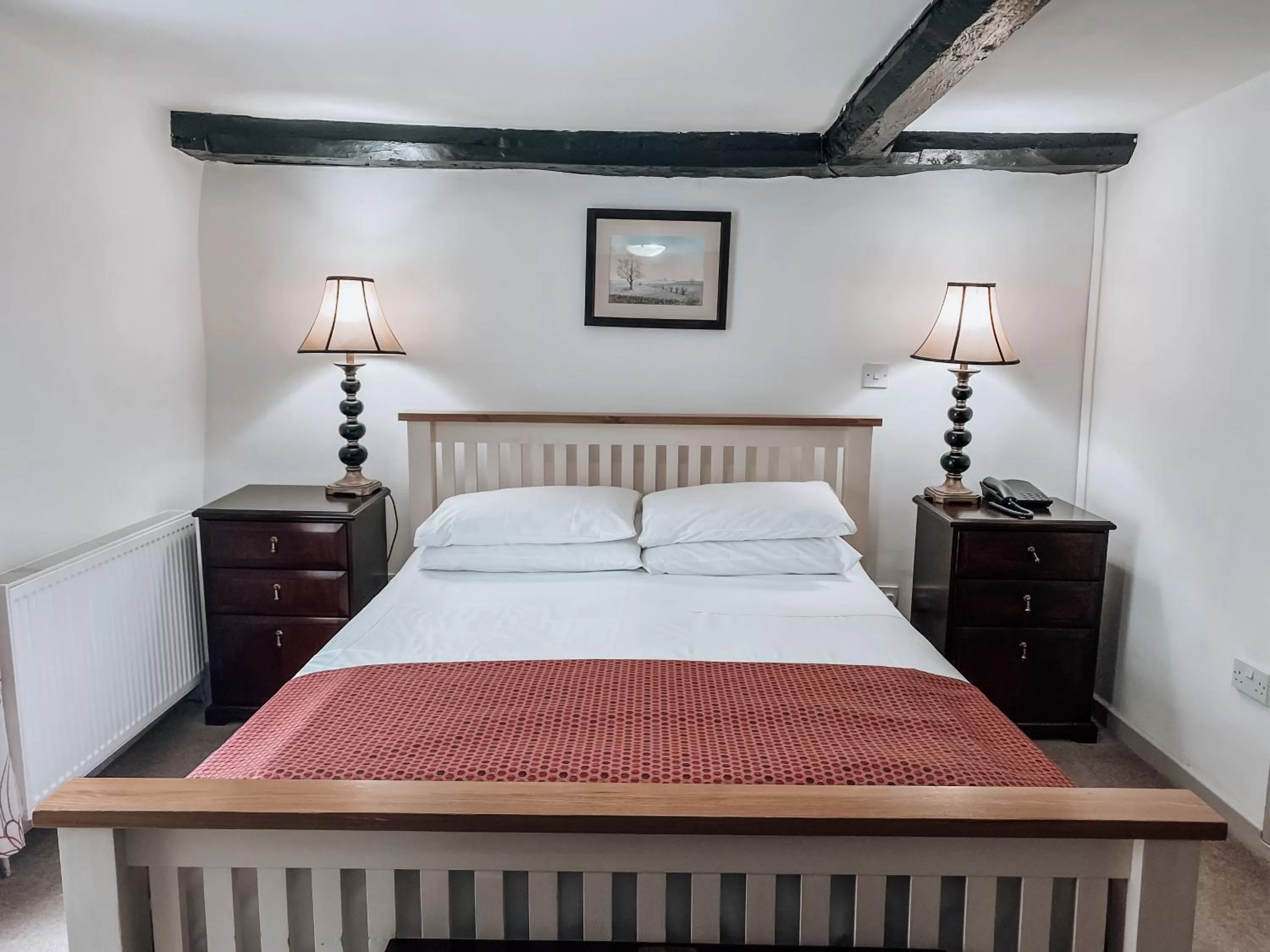 Bed in The Blenheim Buttery