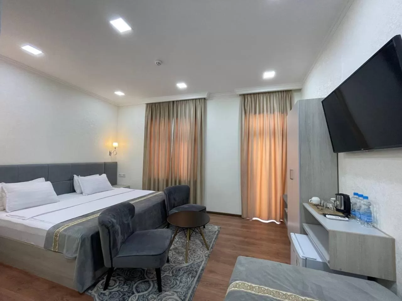 Bed in Registon Saroy Hotel