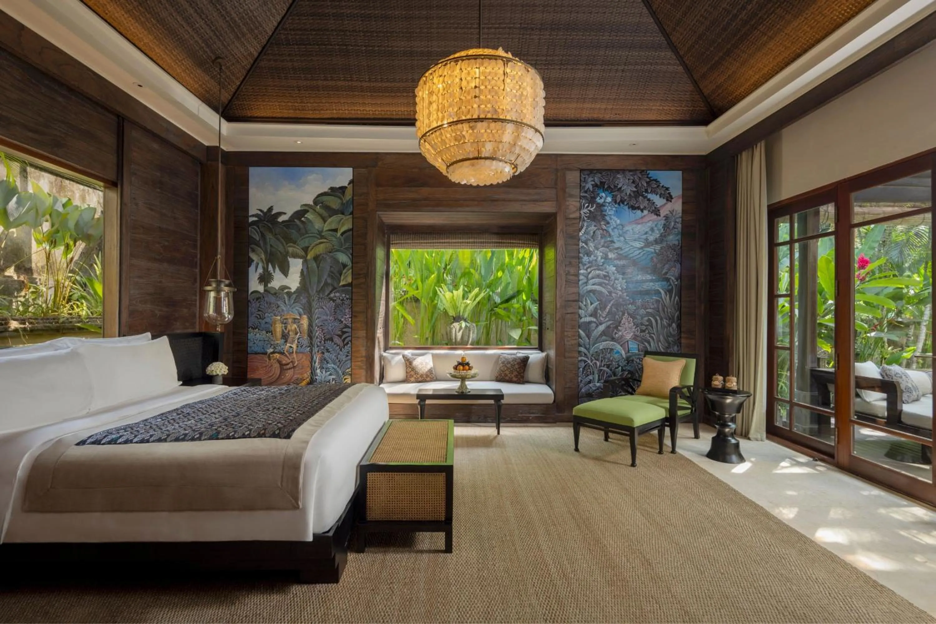 Bedroom, Bed in Mandapa, a Ritz-Carlton Reserve