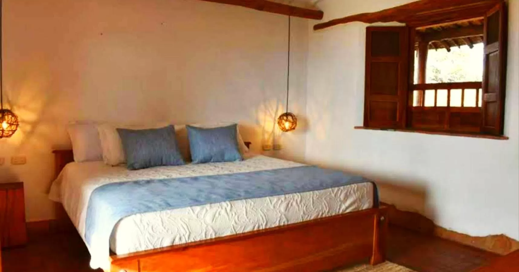 Property building, Bed in Hotel Finca Buenos Aires Barichara