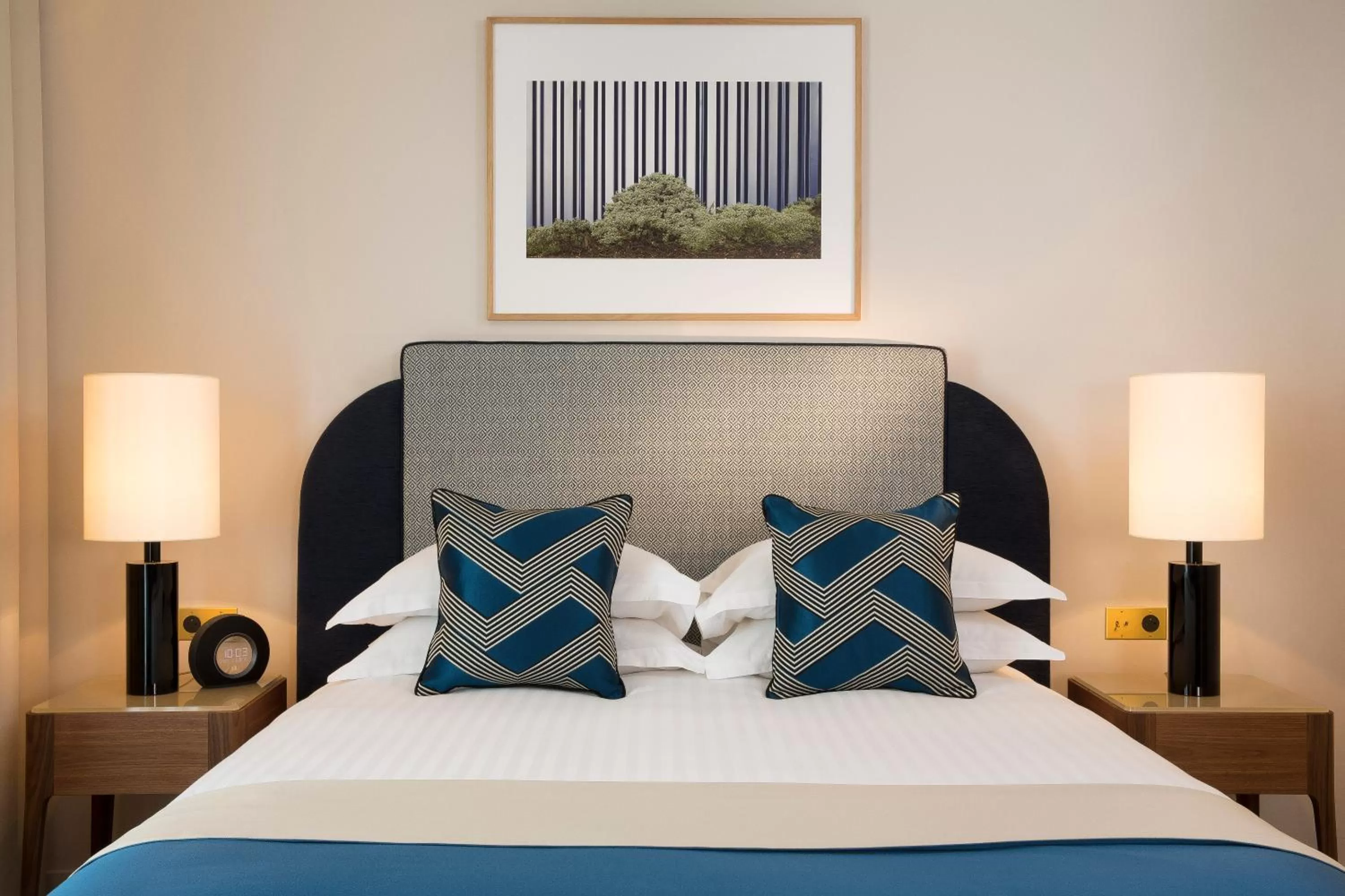 Bed in Le Tsuba Hotel