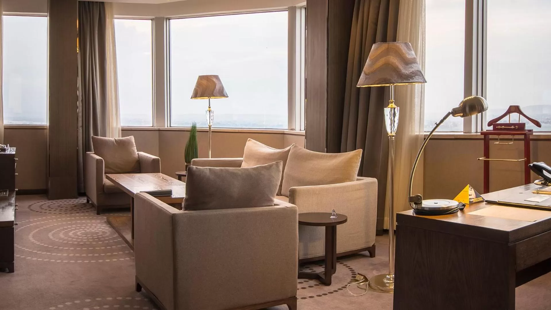 Living room in Fleuve Congo Hotel By Blazon Hotels