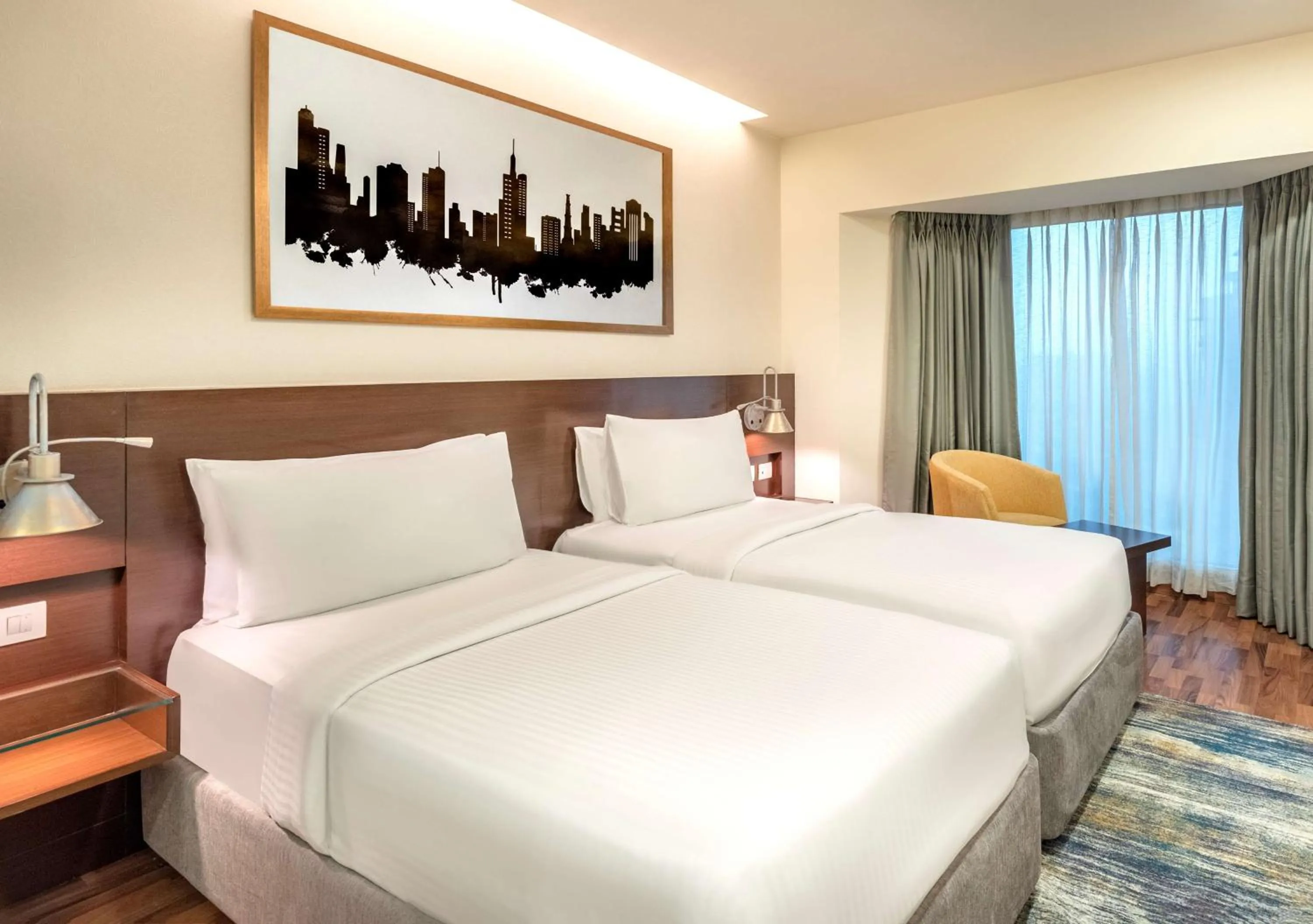 Superior Double or Twin Room with 20% Discount on food and soft beverages, Laundry and liquor and spa in Radisson Gurugram Sohna Road City Center