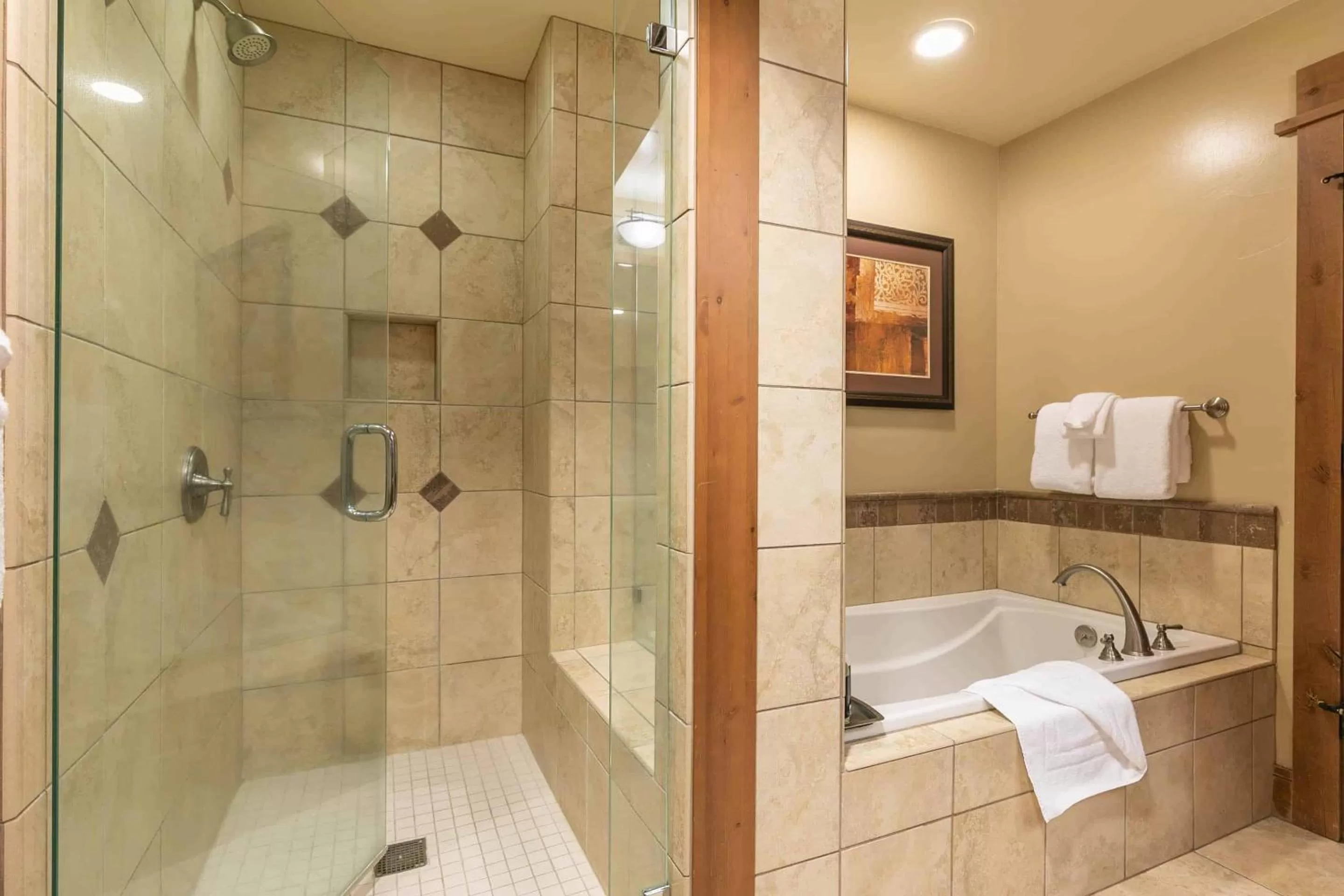 Bathroom in East West Hospitality at Tahoe